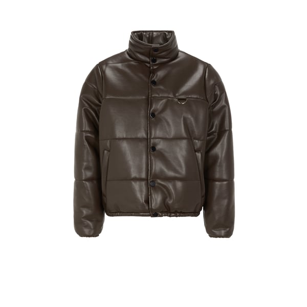 Doudoune en cuir vegan