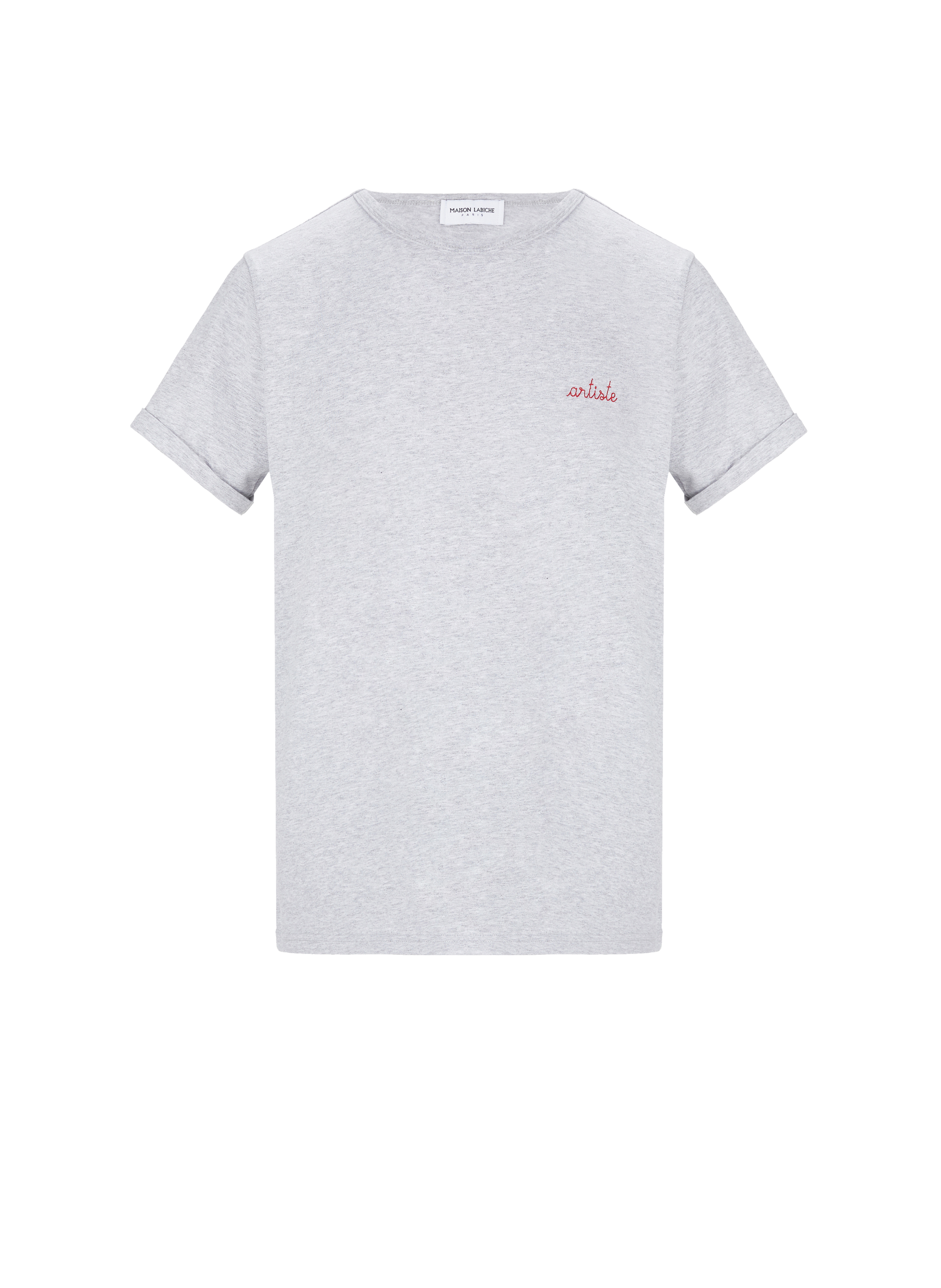 Le T-shirt Poitou broderie artiste en coton organique