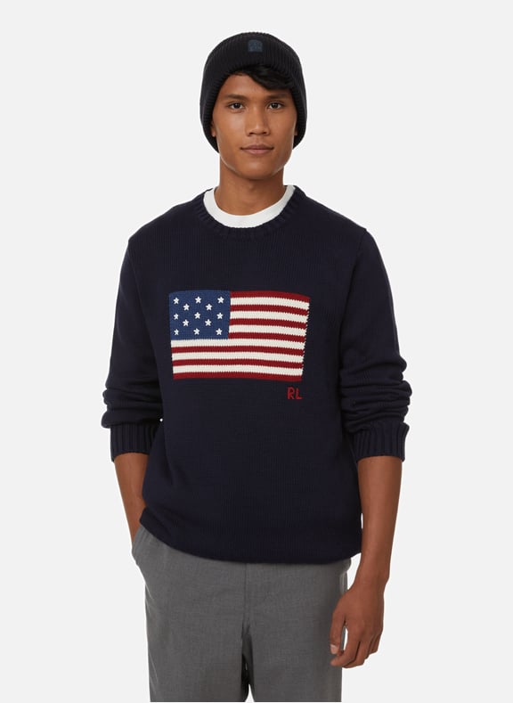 PRINTED COTTON JUMPER POLO RALPH LAUREN for MEN Printemps