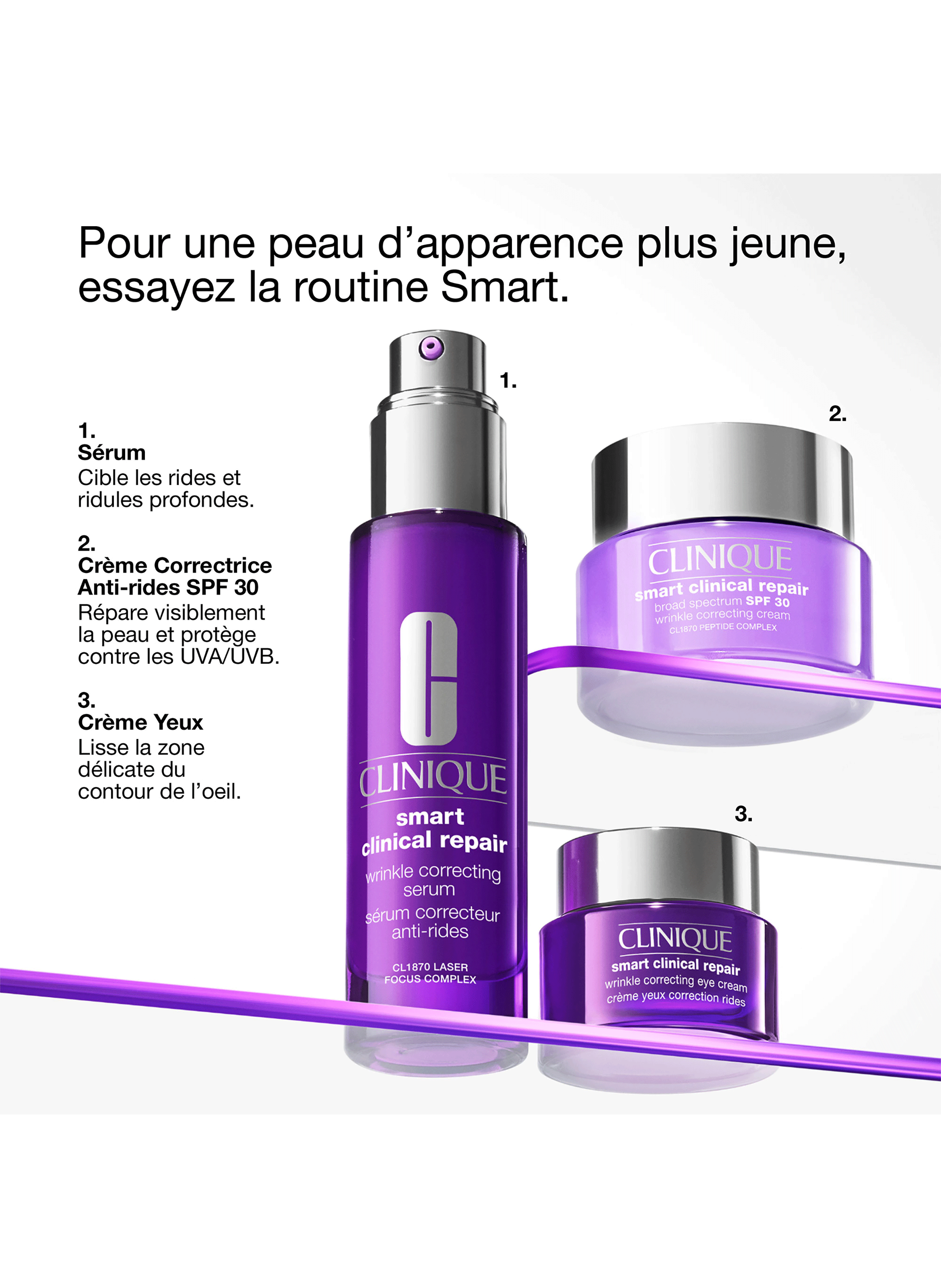 Smart Clinical Repair(TM) - Crème Correctrice Anti-rides SPF 30 CLINIQUE No color