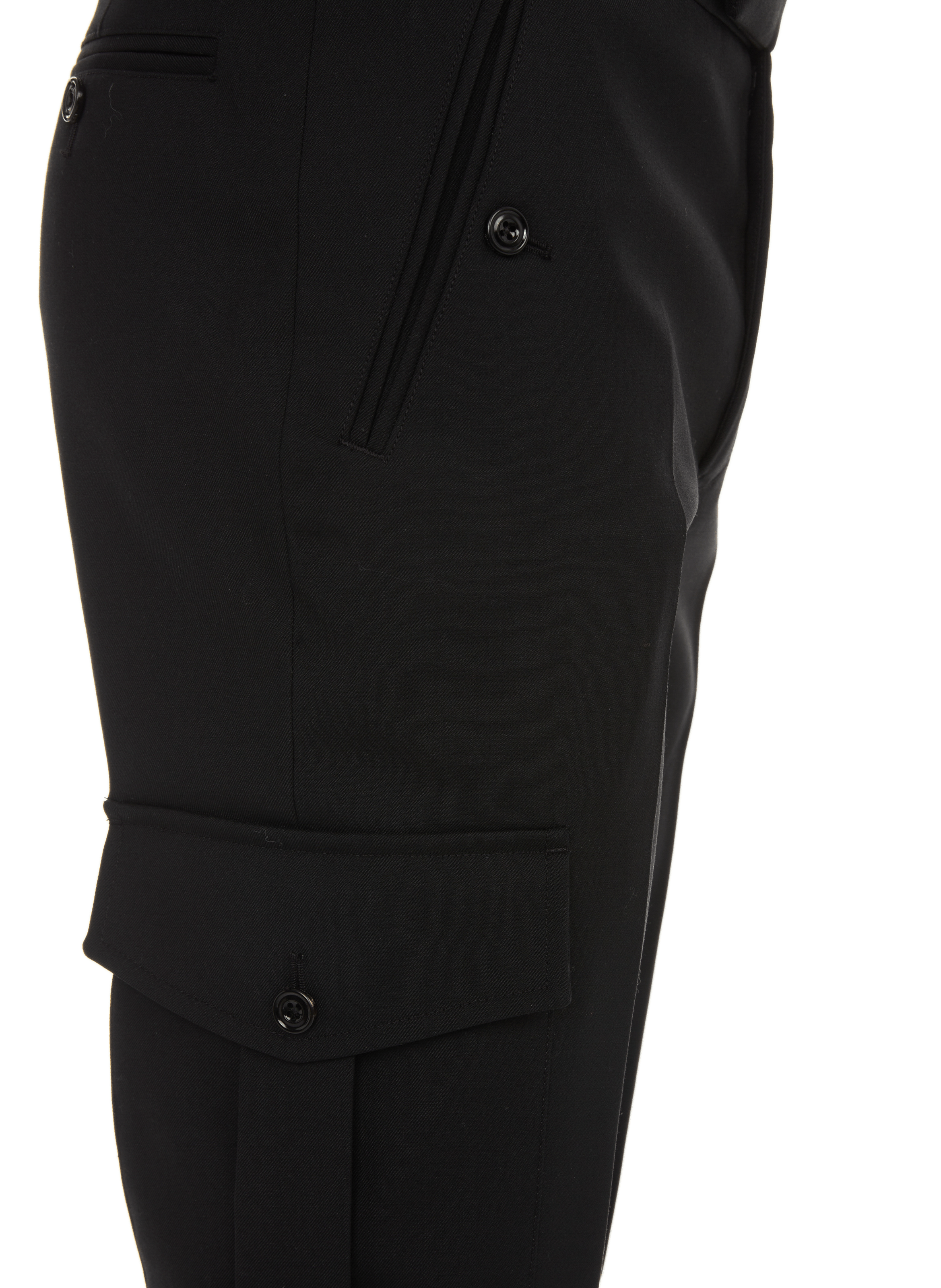 Pantalon slim cargo  ALEXANDER MCQUEEN Noir