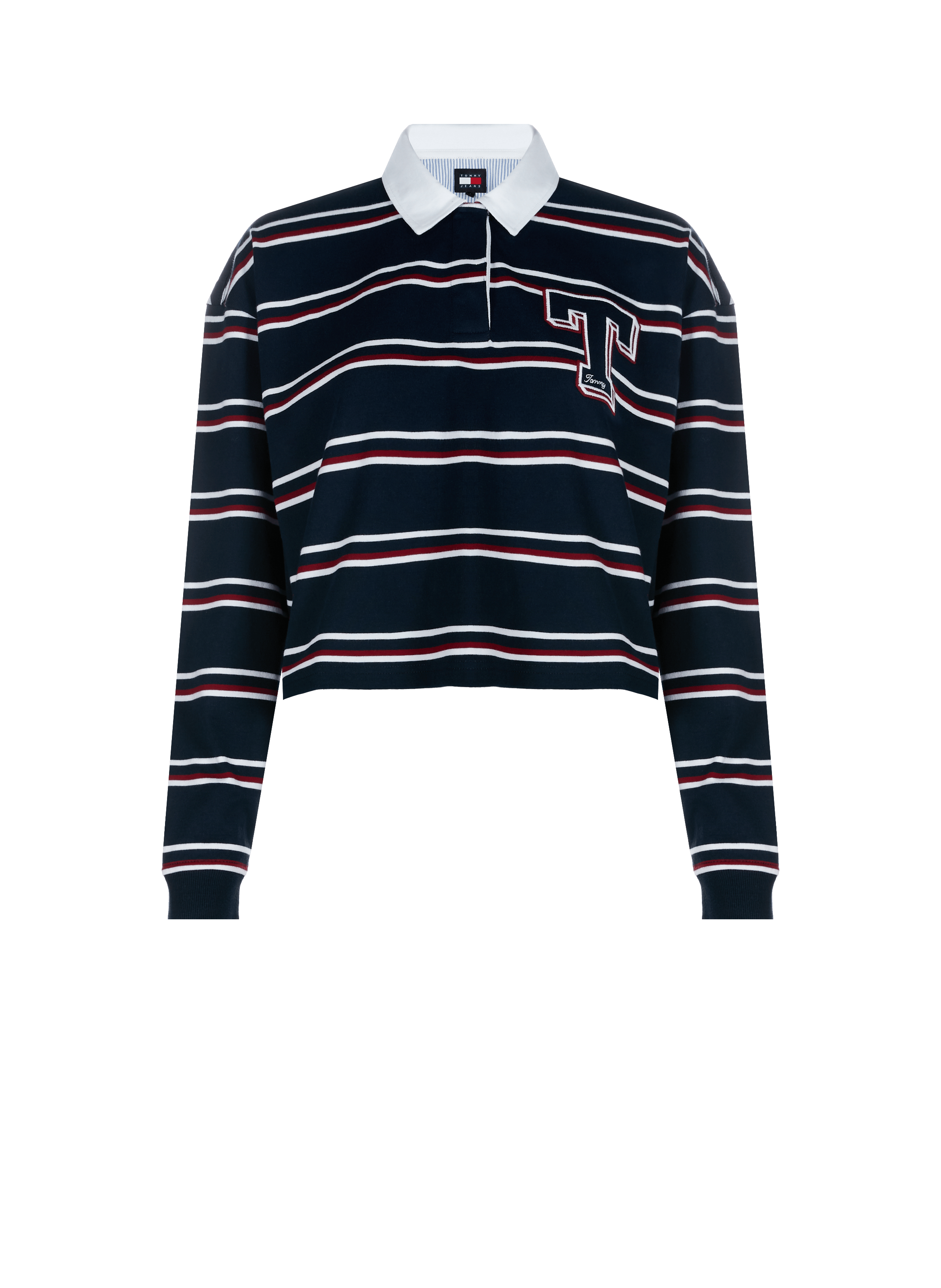 Polo manches longues à rayures TOMMY HILFIGER Multicolore