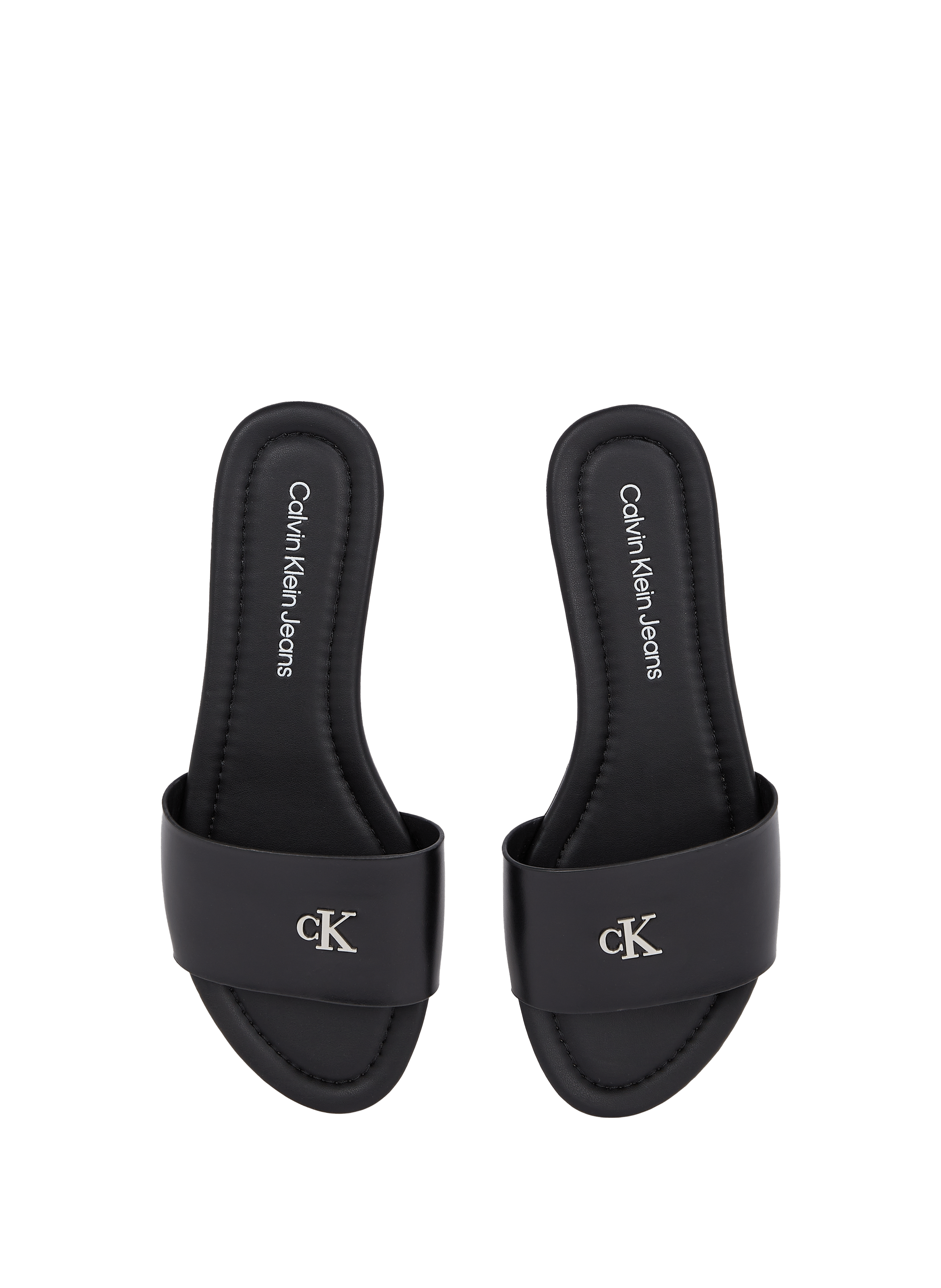 Claquettes à logo CALVIN KLEIN Noir