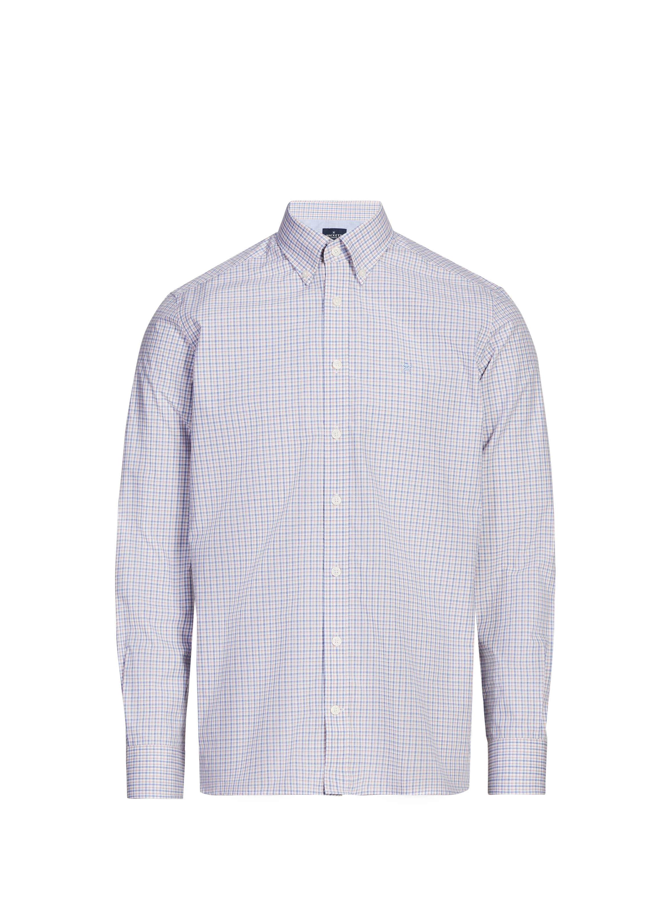 Chemise ajustée à imprimée en coton  HACKETT Rose