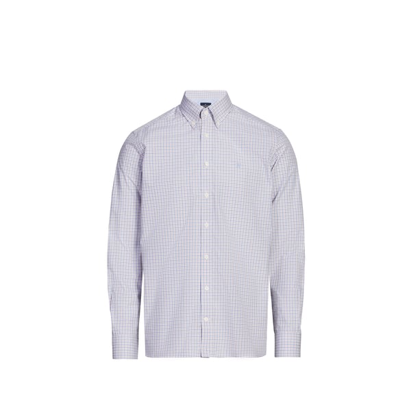 Chemise ajustée à imprimée en coton