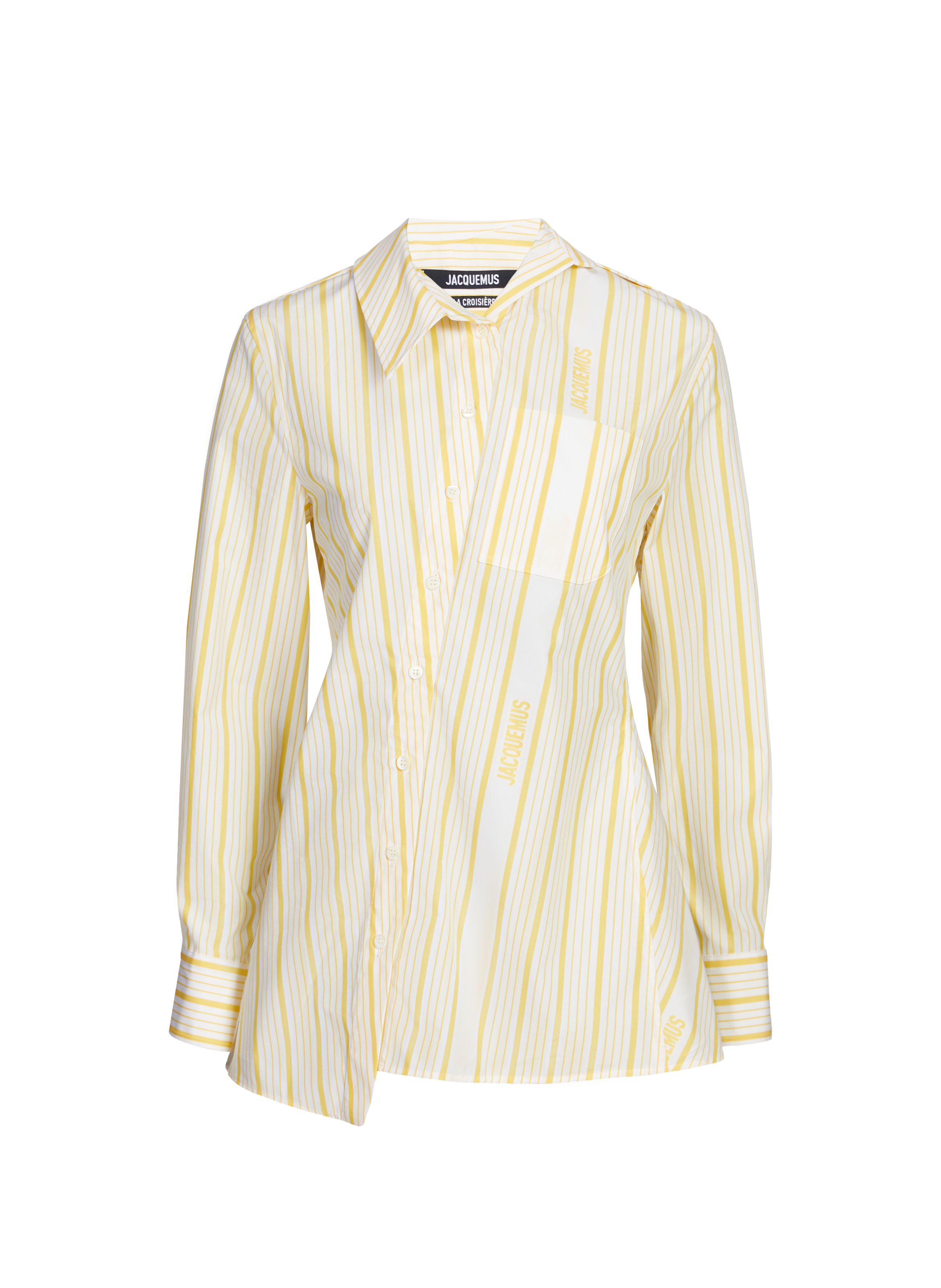 Chemise à rayures en coton JACQUEMUS Multicolore