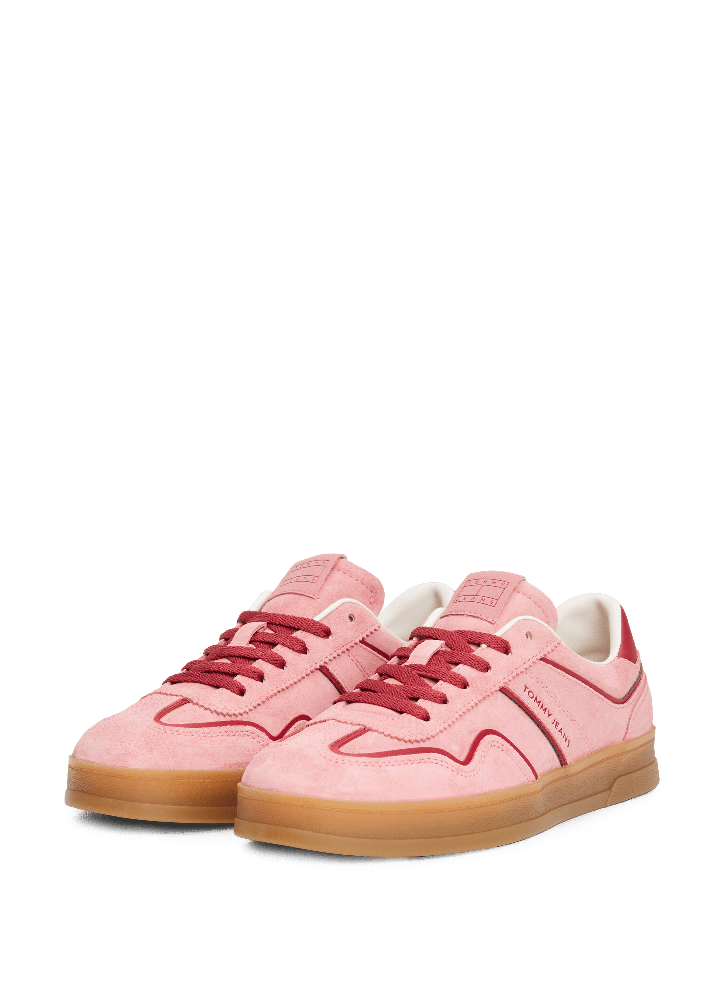 Baskets en cuir The greenwich TOMMY HILFIGER Rose