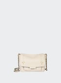 Sac à bandoulière Lulu S en cuir LULU S Ecru graine