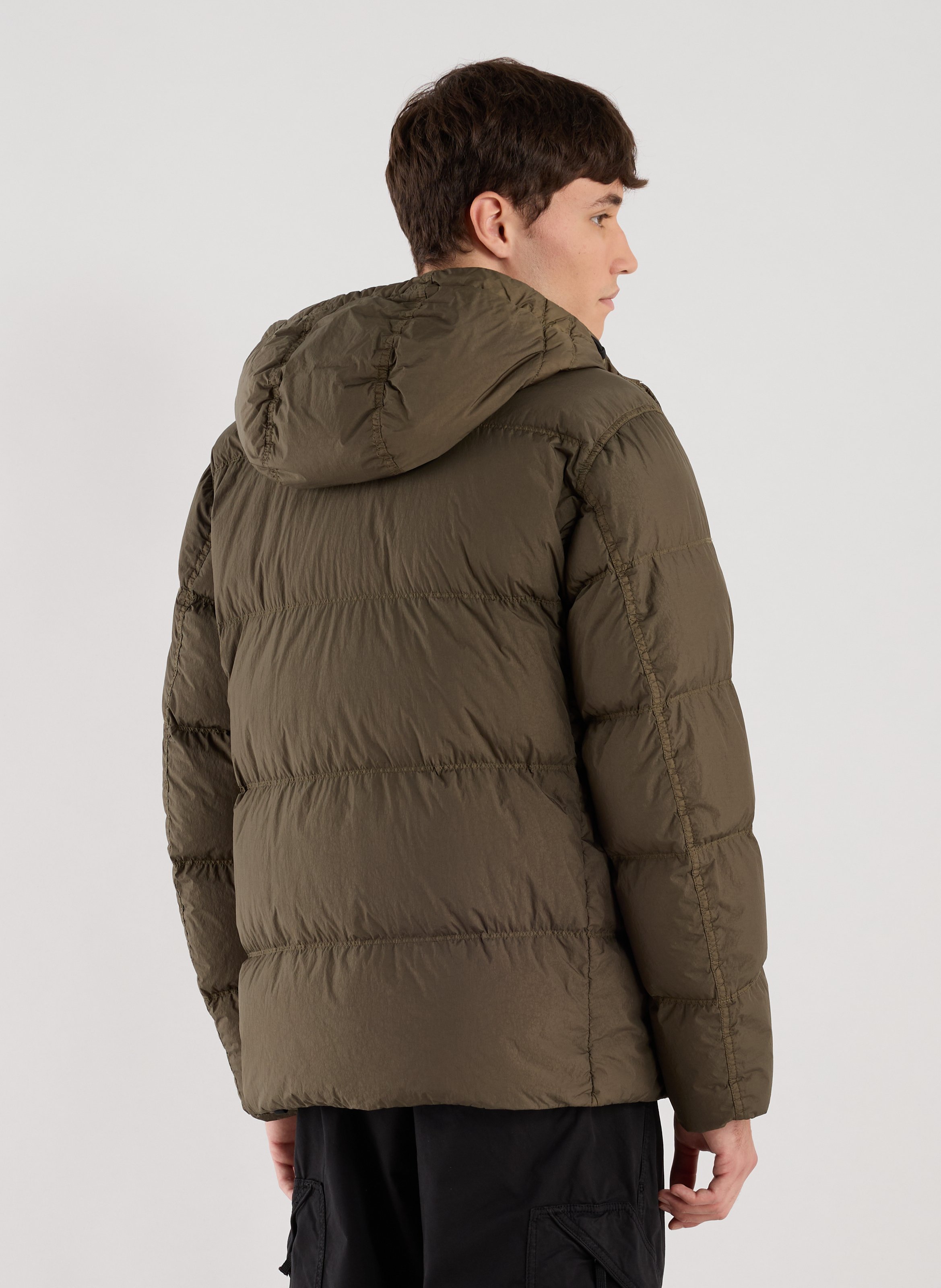 Down jacket  STONE ISLAND Green