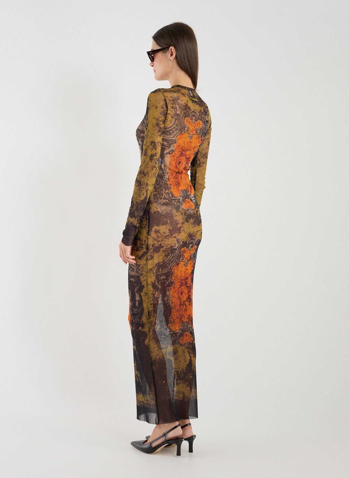 Printed maxi dress JEAN PAUL GAULTIER Multicolour