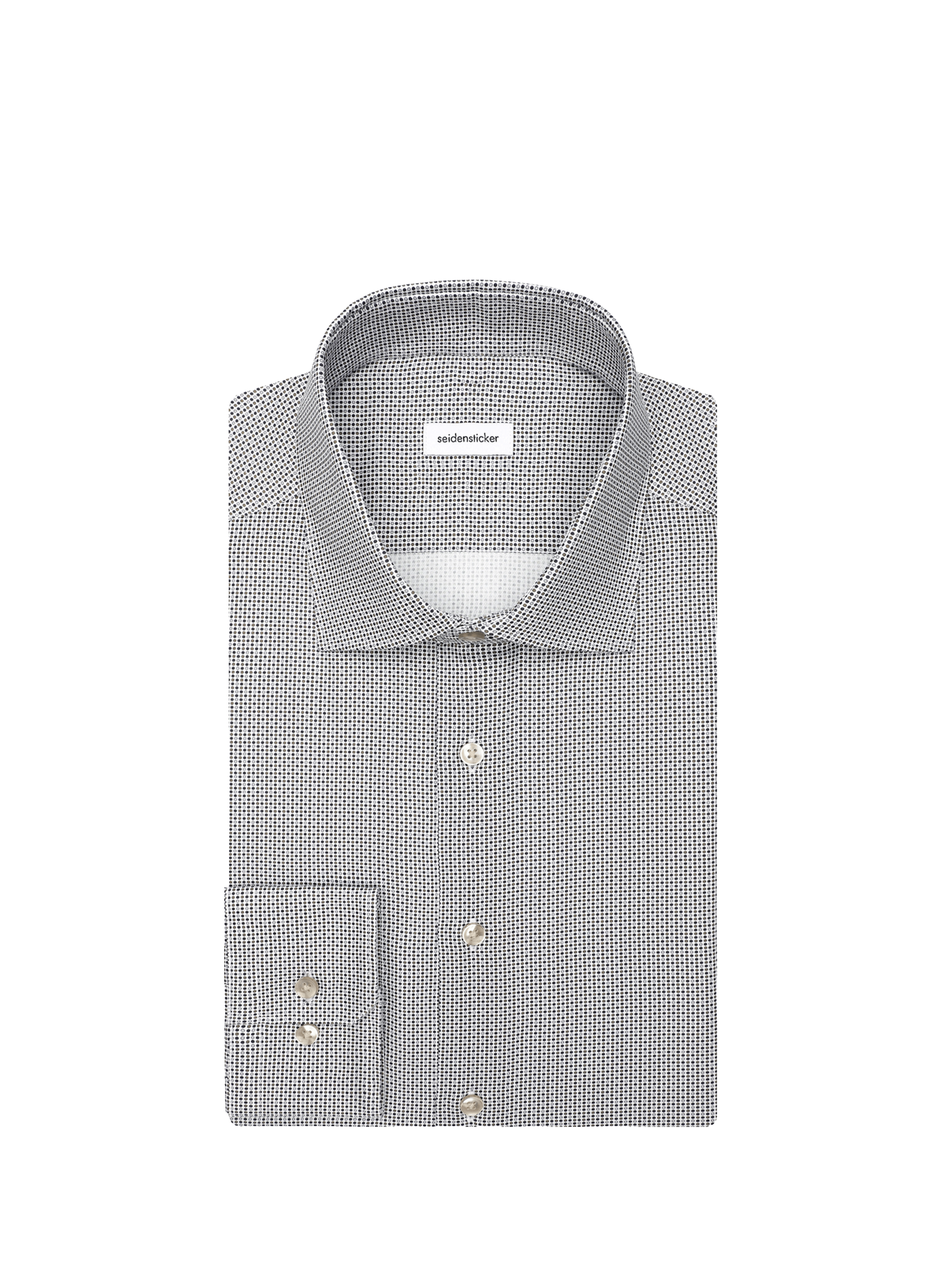 Chemise à motif en coton SEIDENSTICKER Bleu