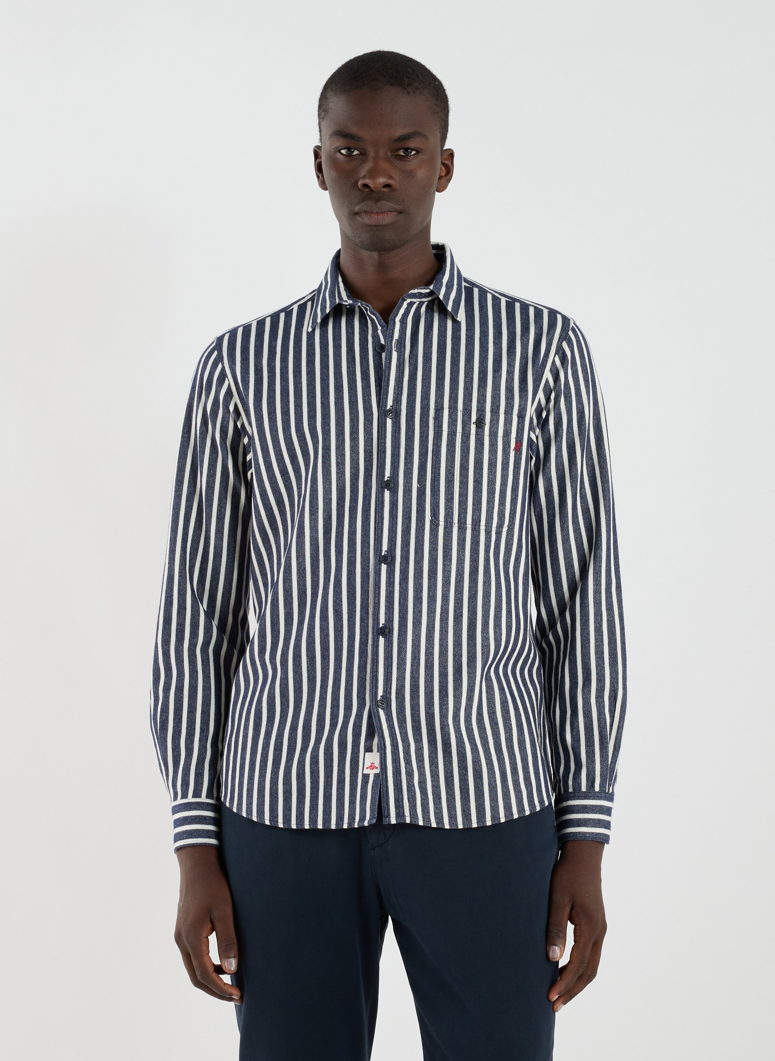 REPLAY Linen shirt Blue