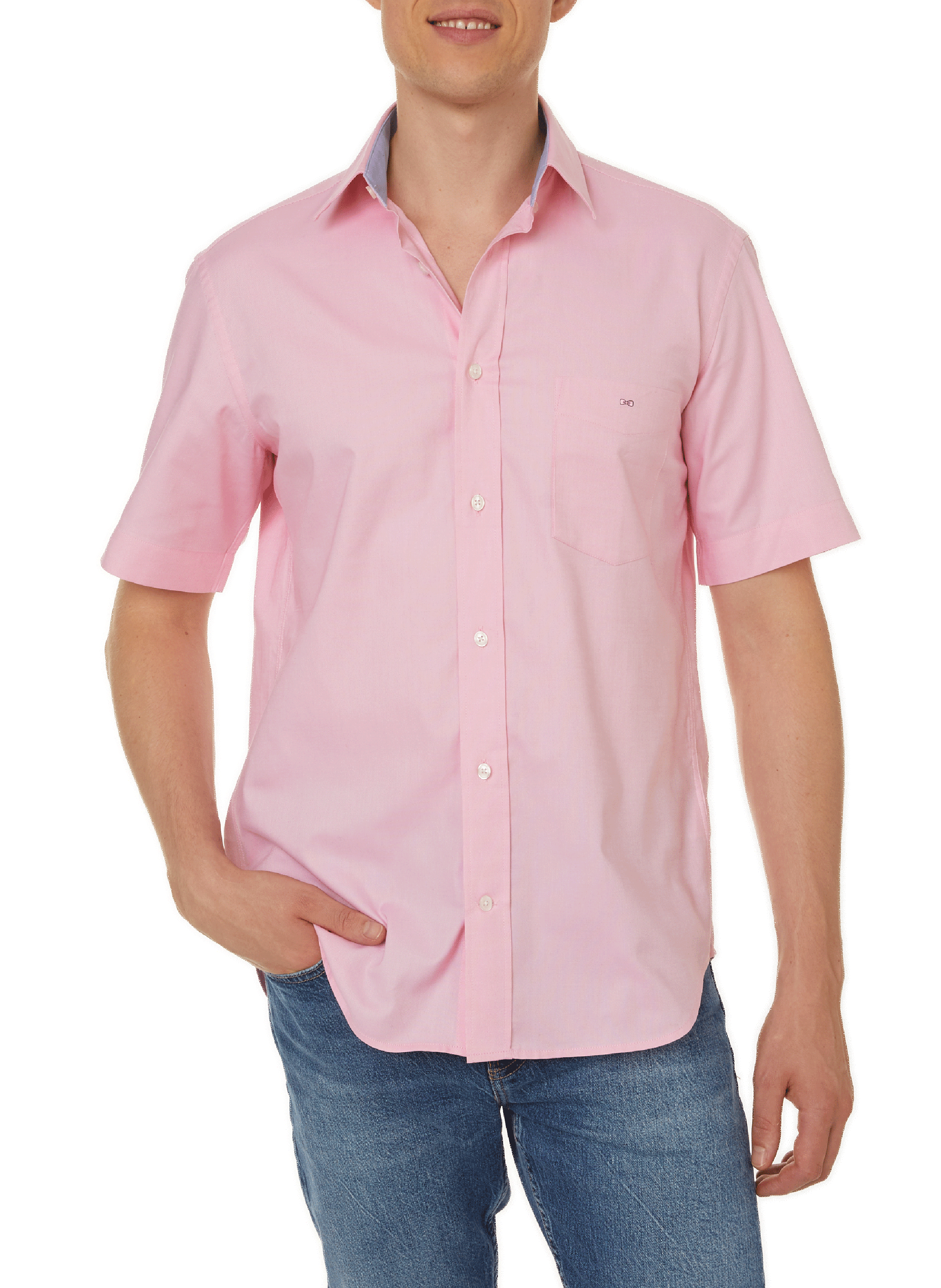 EDEN PARK Chemise à manches courtes en coton Multicolore