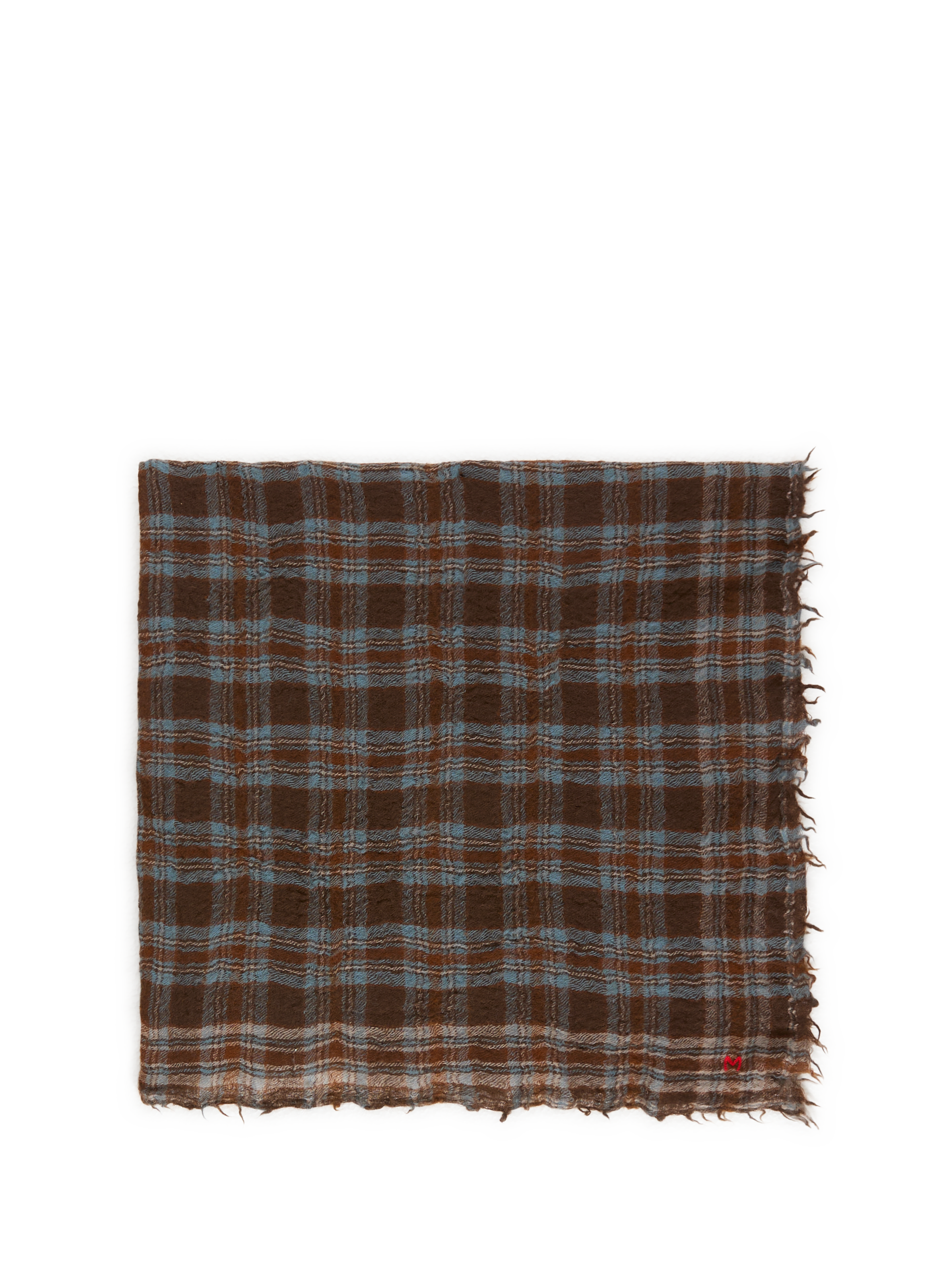 MOISMONT Foulard à carreaux en laine Multicolore