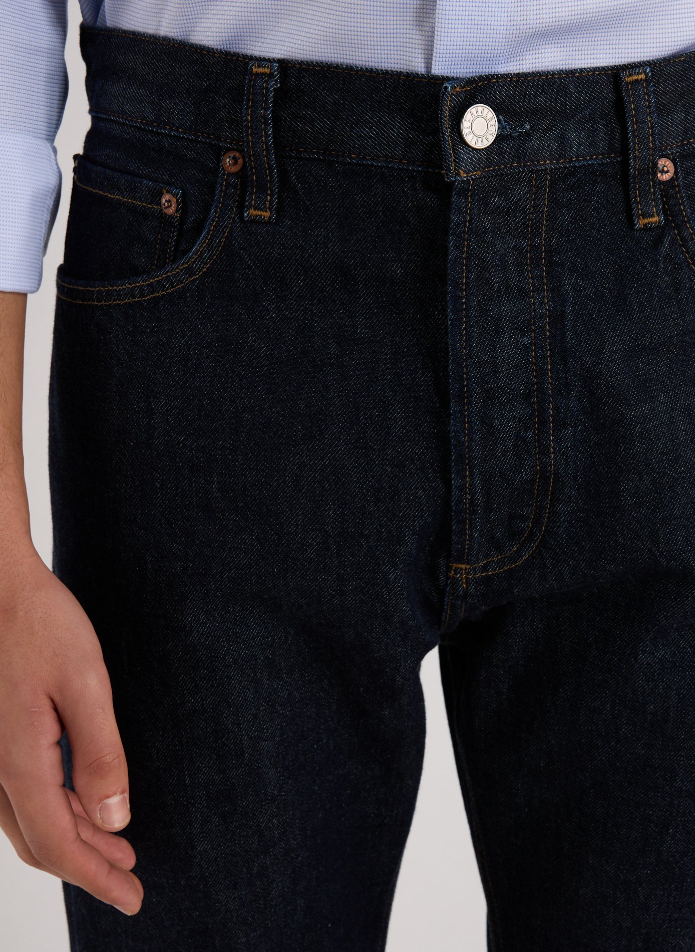 Jean cinq poches en coton AGOLDE Bleu