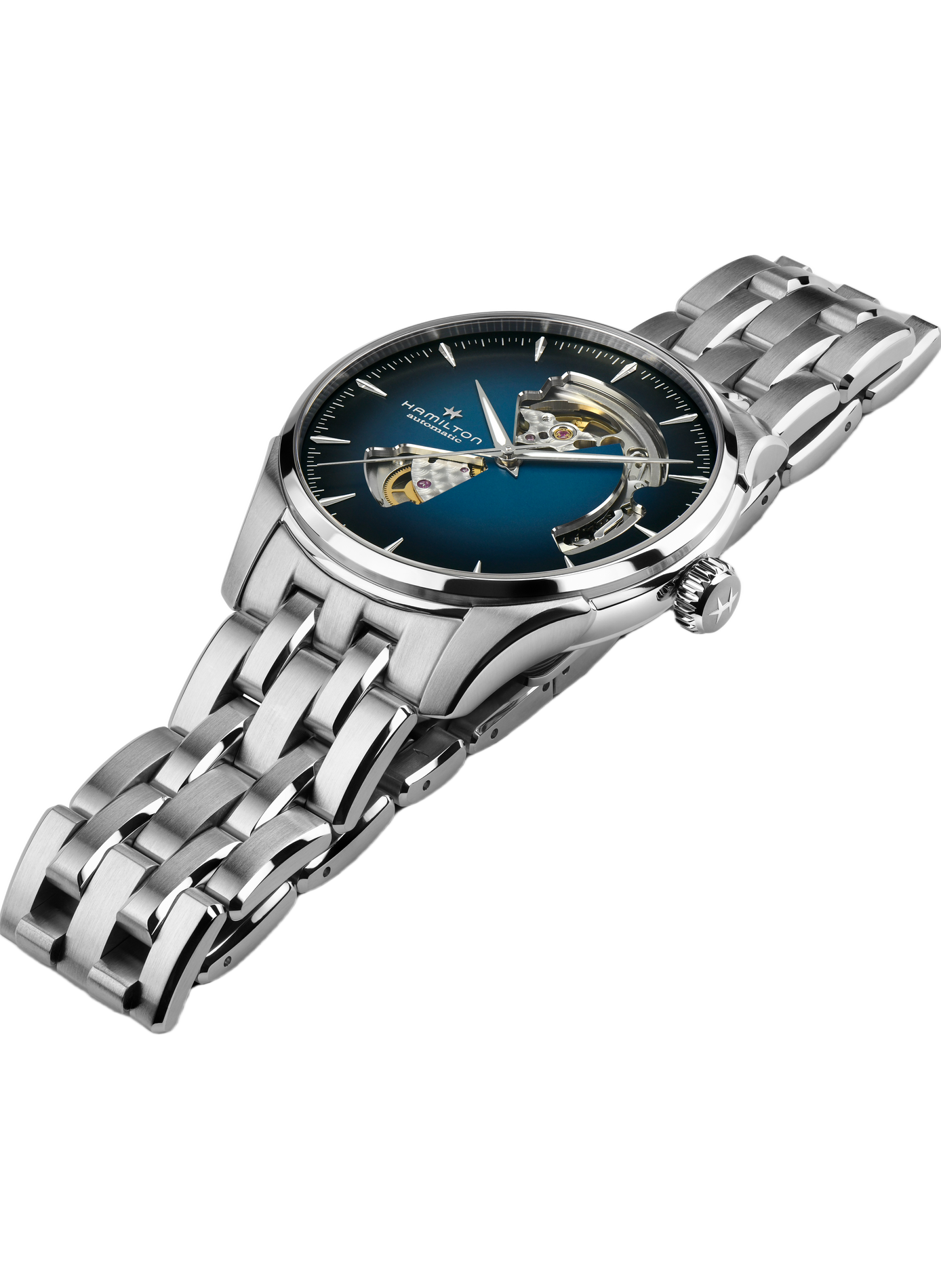 Montre automatique en acier HAMILTON Argent