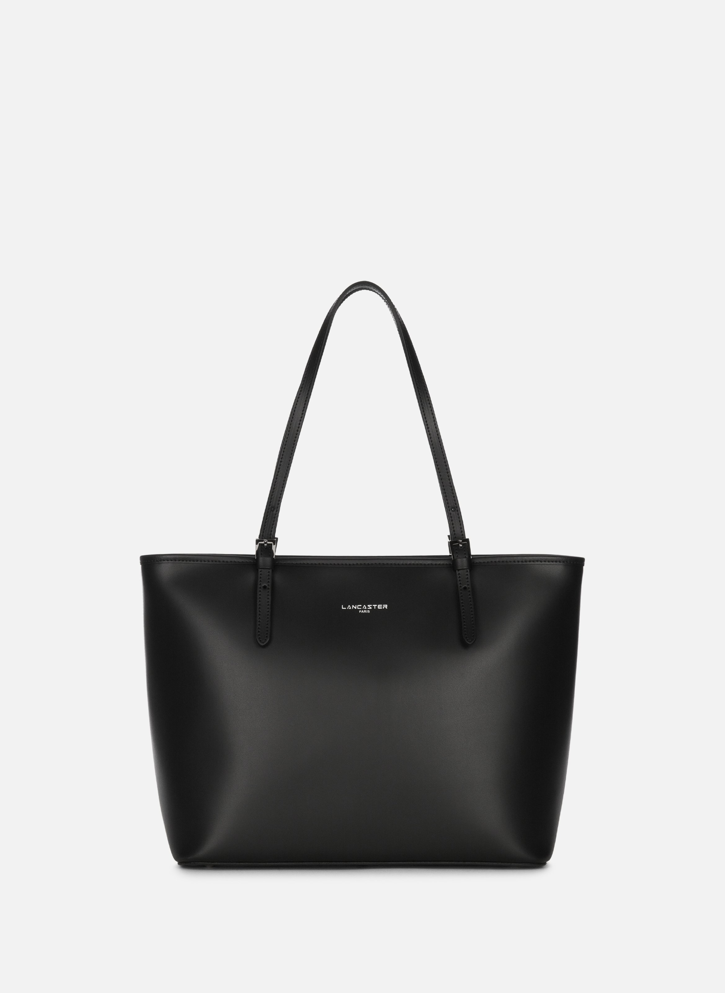 LANCASTER Grand sac cabas épaule - smooth Noir