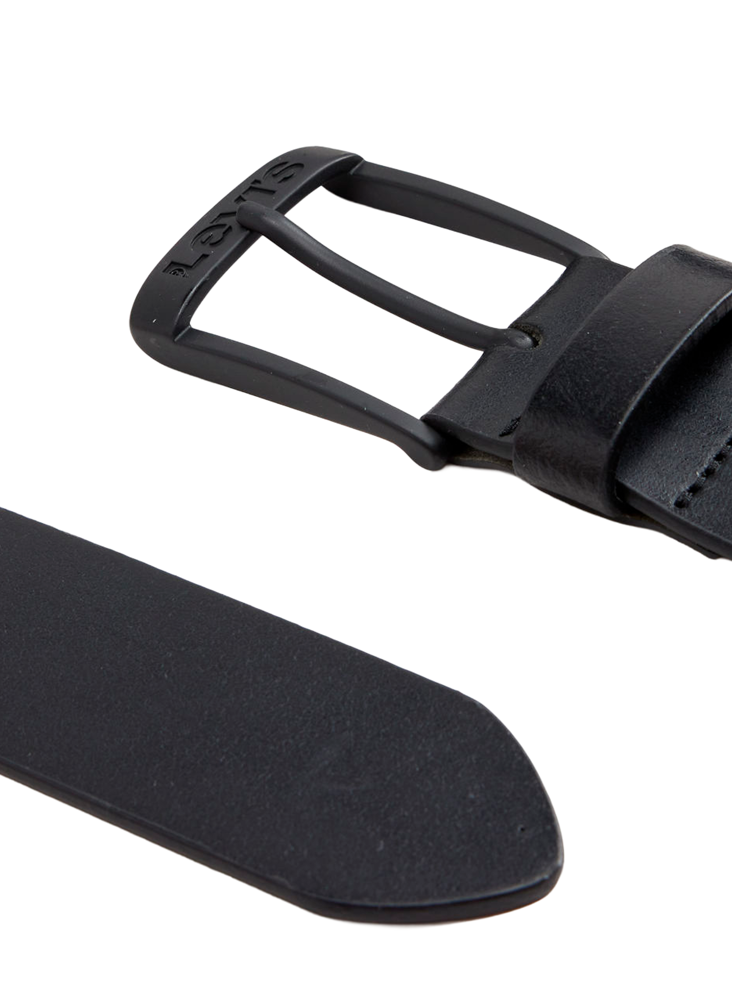 Ceinture Duncan en cuir LEVIS ACCESSOIRES Noir