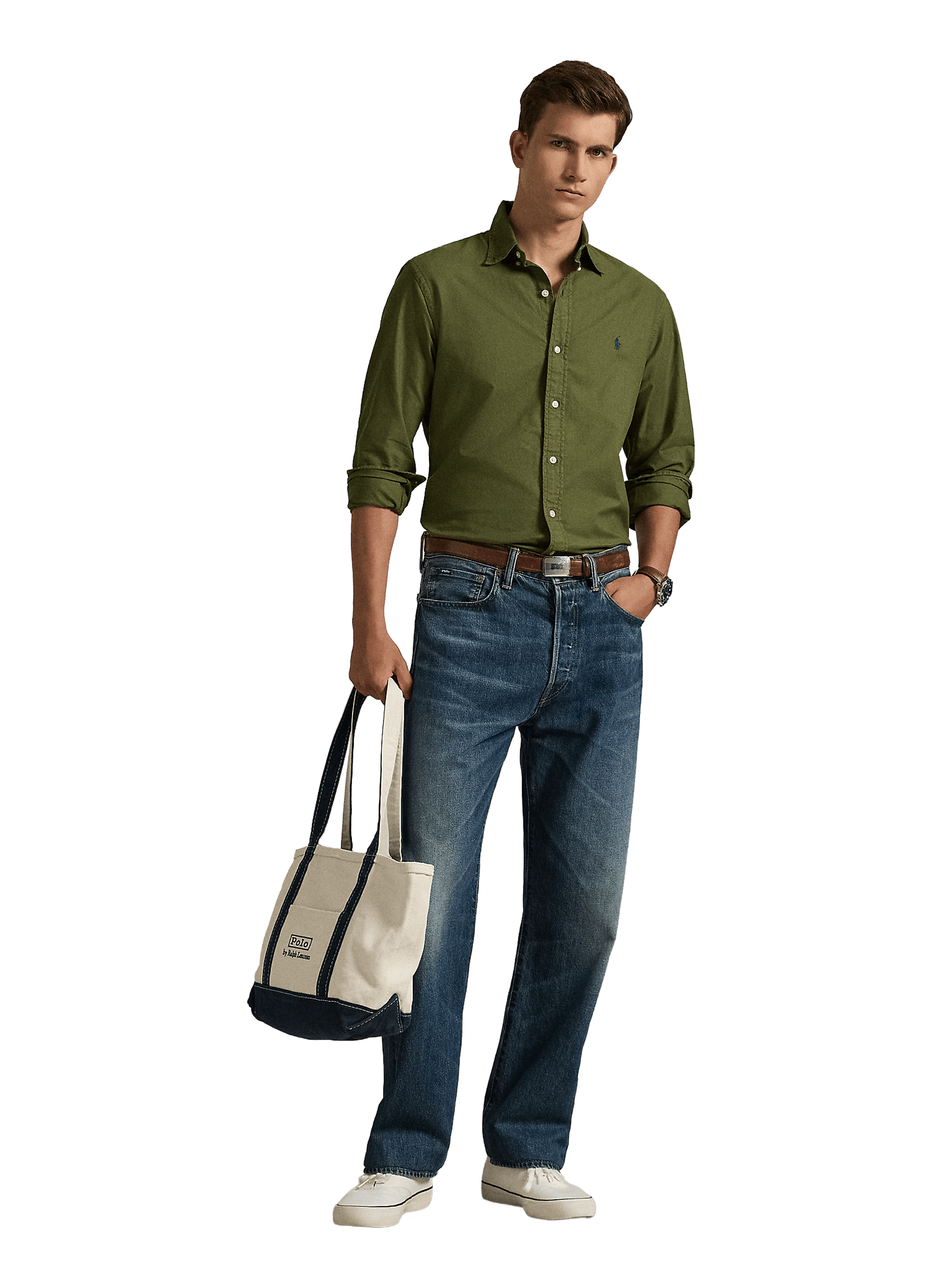 Chemise en coton  POLO RALPH LAUREN Vert