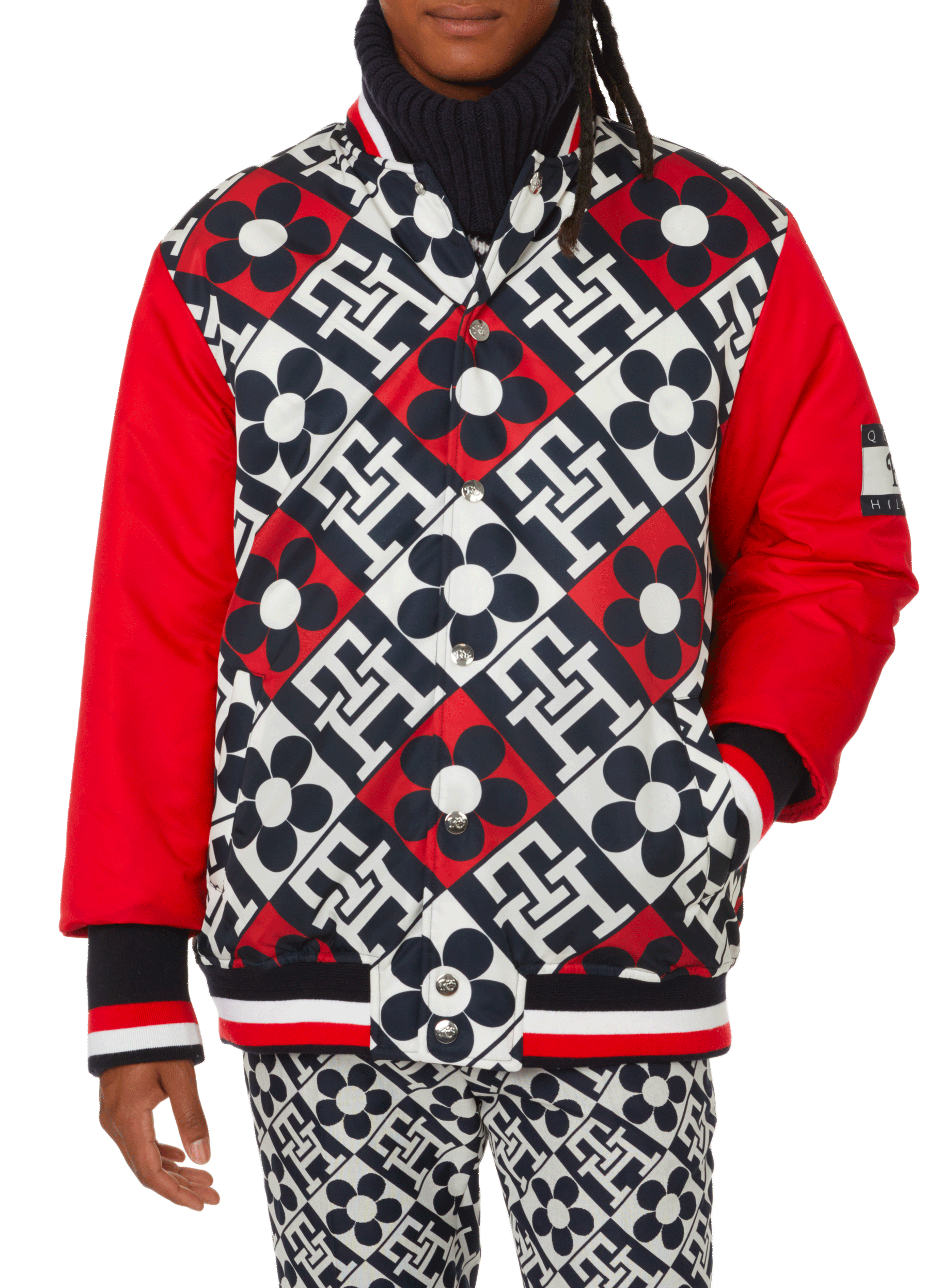 OVERSIZED VARSITY BOMBER TOMMY HILFIGER Multicolour