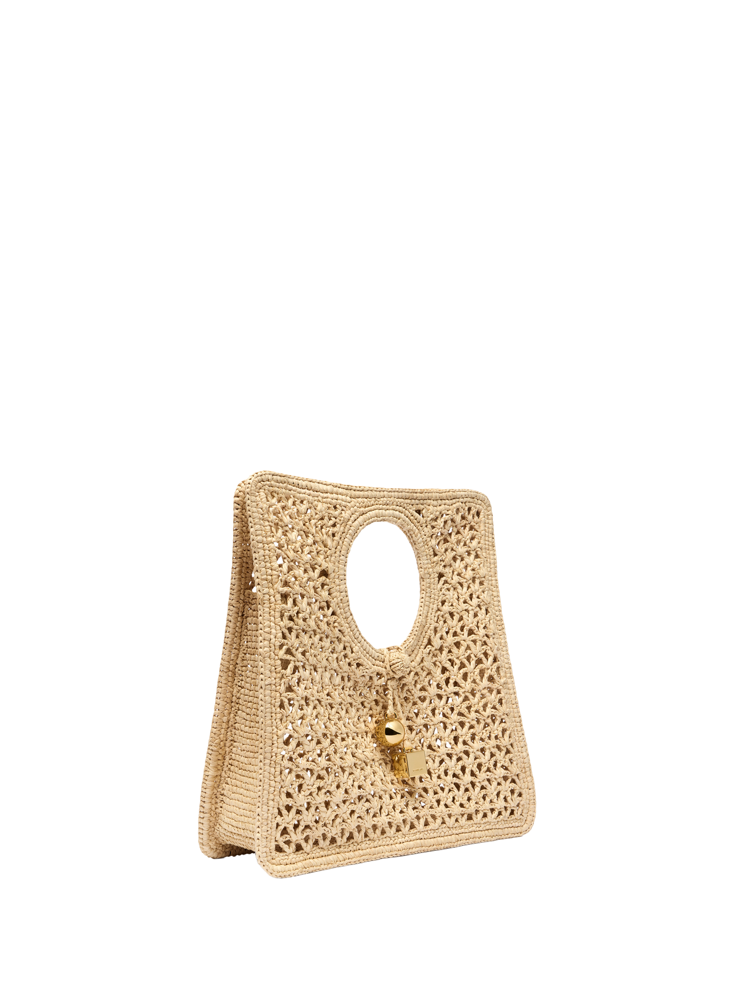 Handbag The Little Square Spiaggia JACQUEMUS Beige