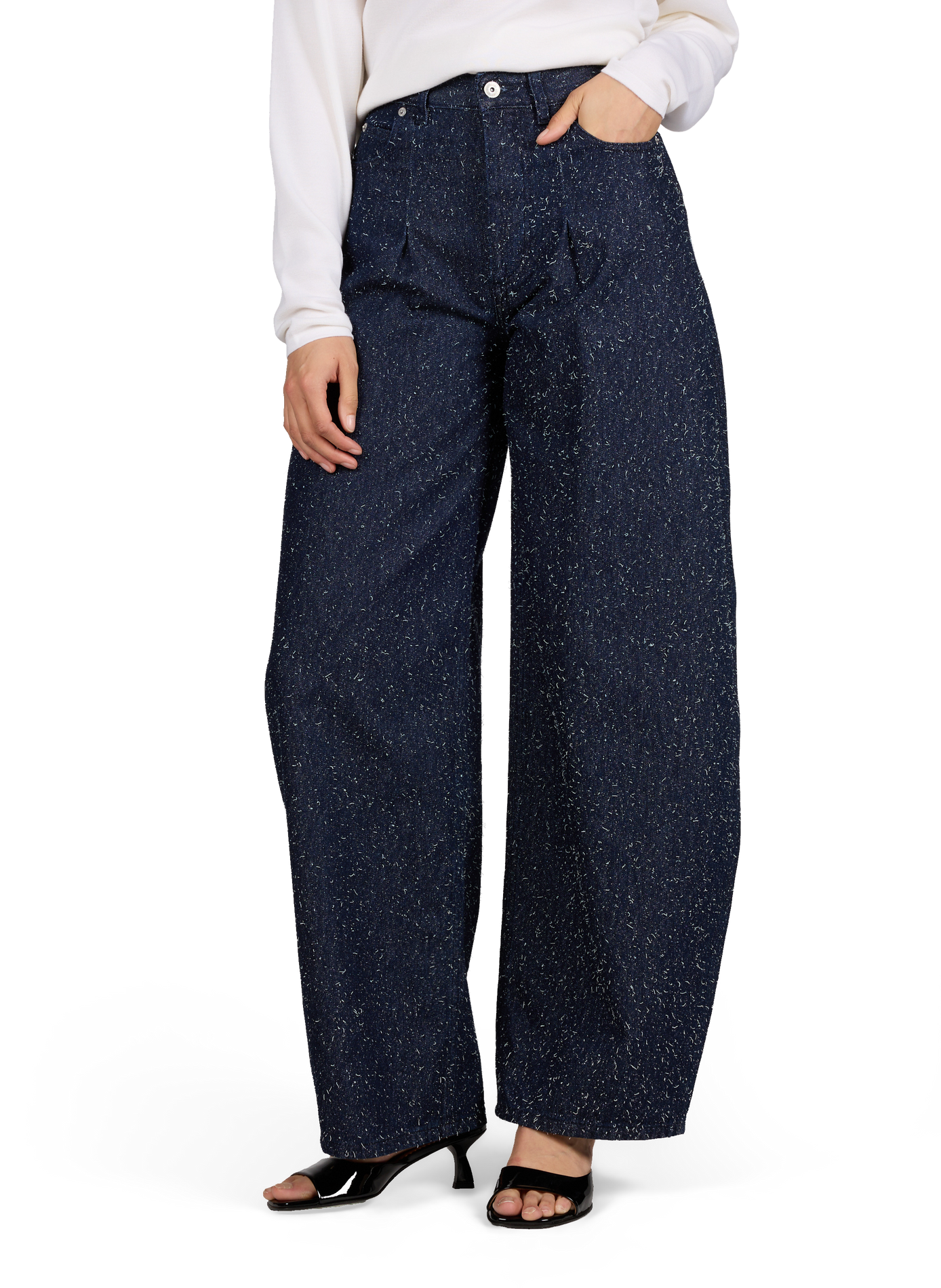 Denim Ovalo jeans in a cotton blend JACQUEMUS Blue