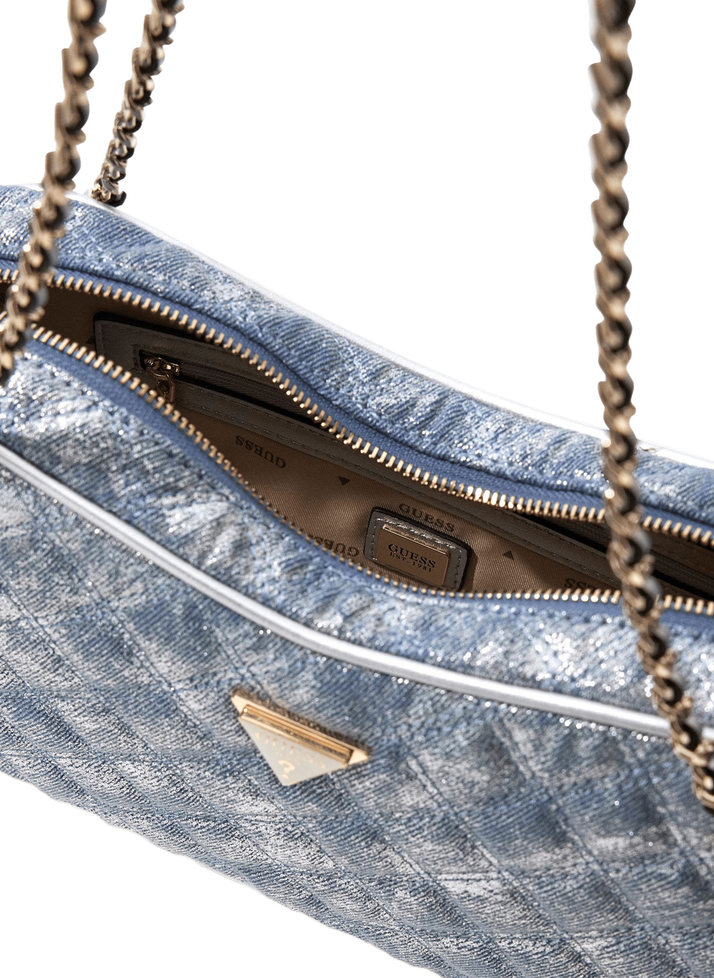 Borsa a tracolla trapuntata Giully GUESS Blu