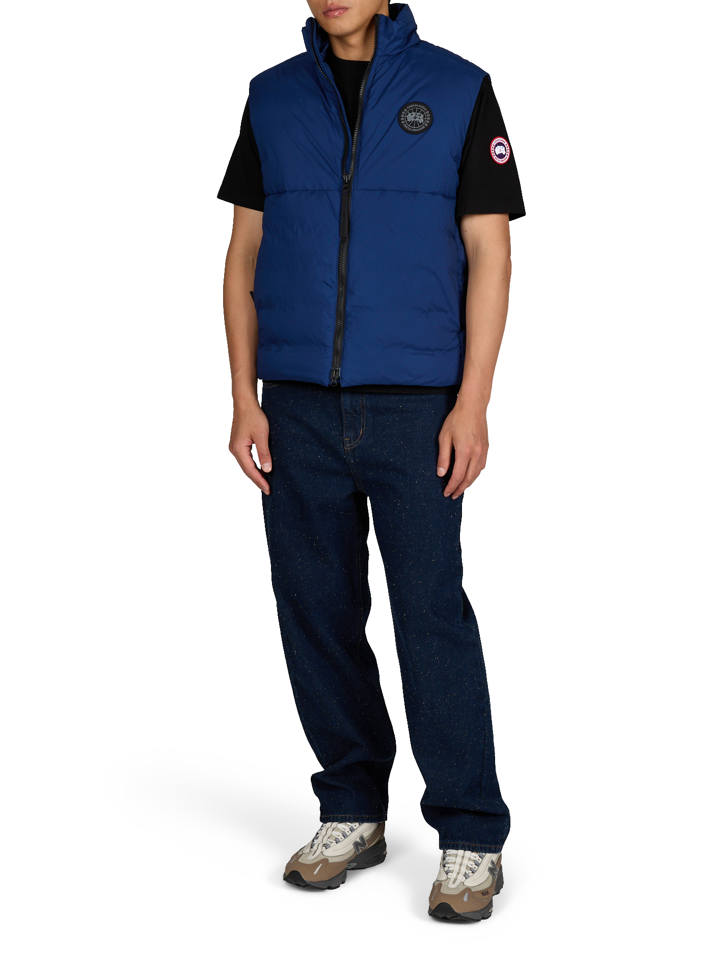 Gilet senza maniche con collo alto CANADA GOOSE Blu
