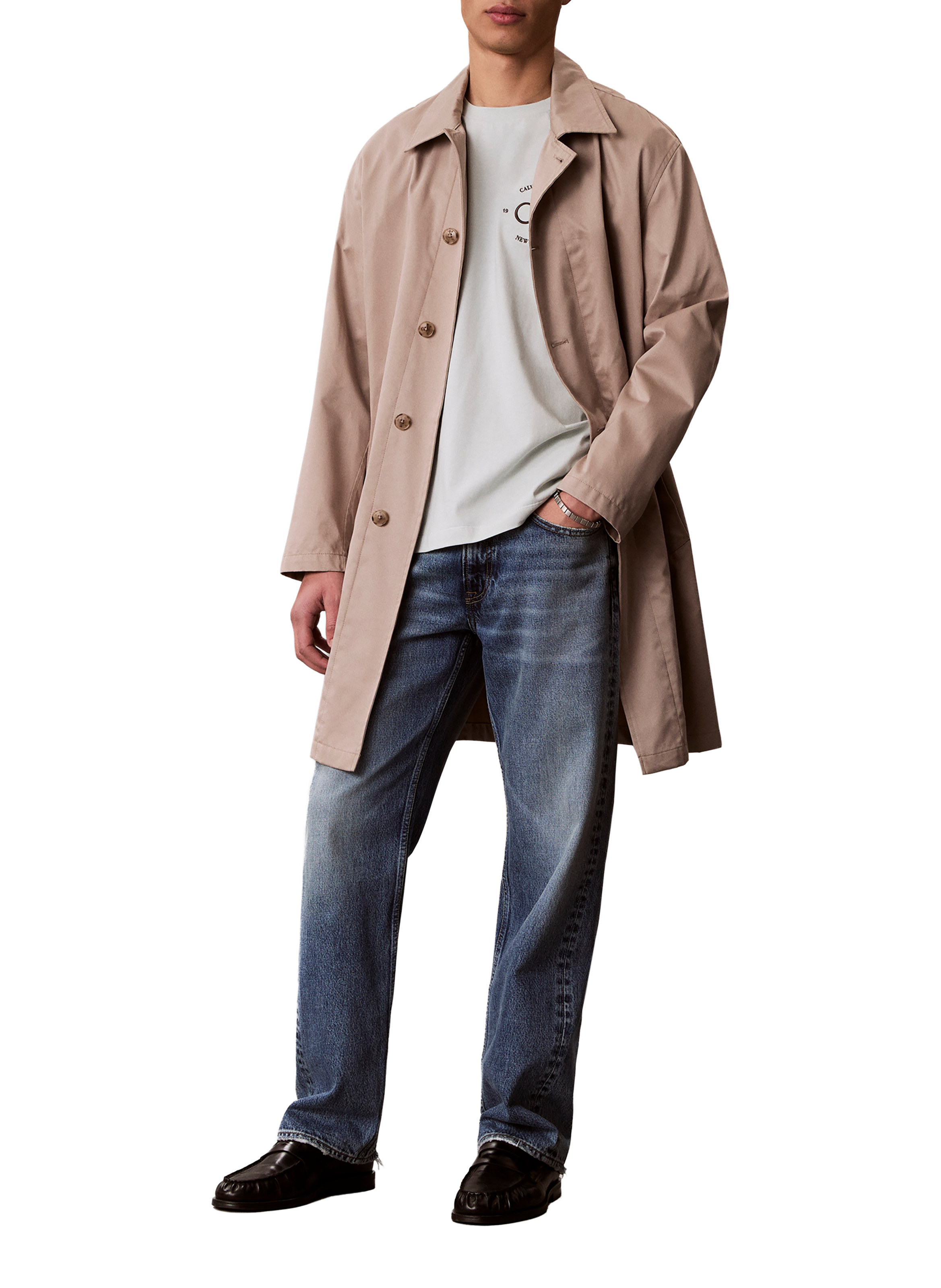 Cotton Logo T-shirt CALVIN KLEIN Green