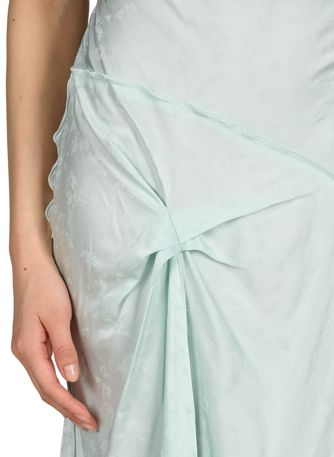 Posy floral jacquard midi dress VICTORIA BECKHAM Blue