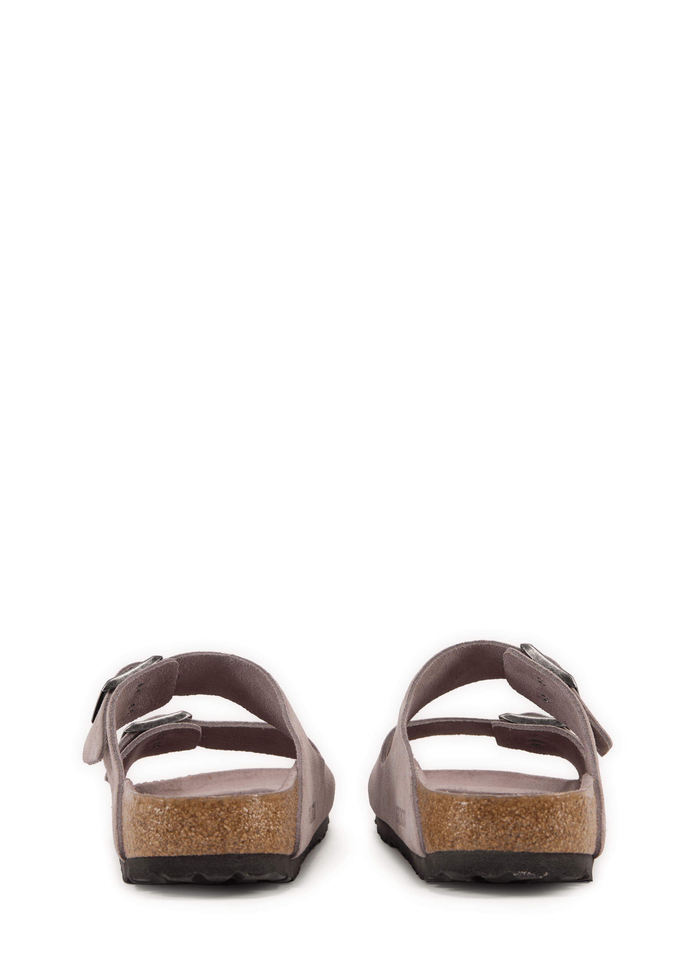 Arizona buckle sandals in suede leather BIRKENSTOCK Purple