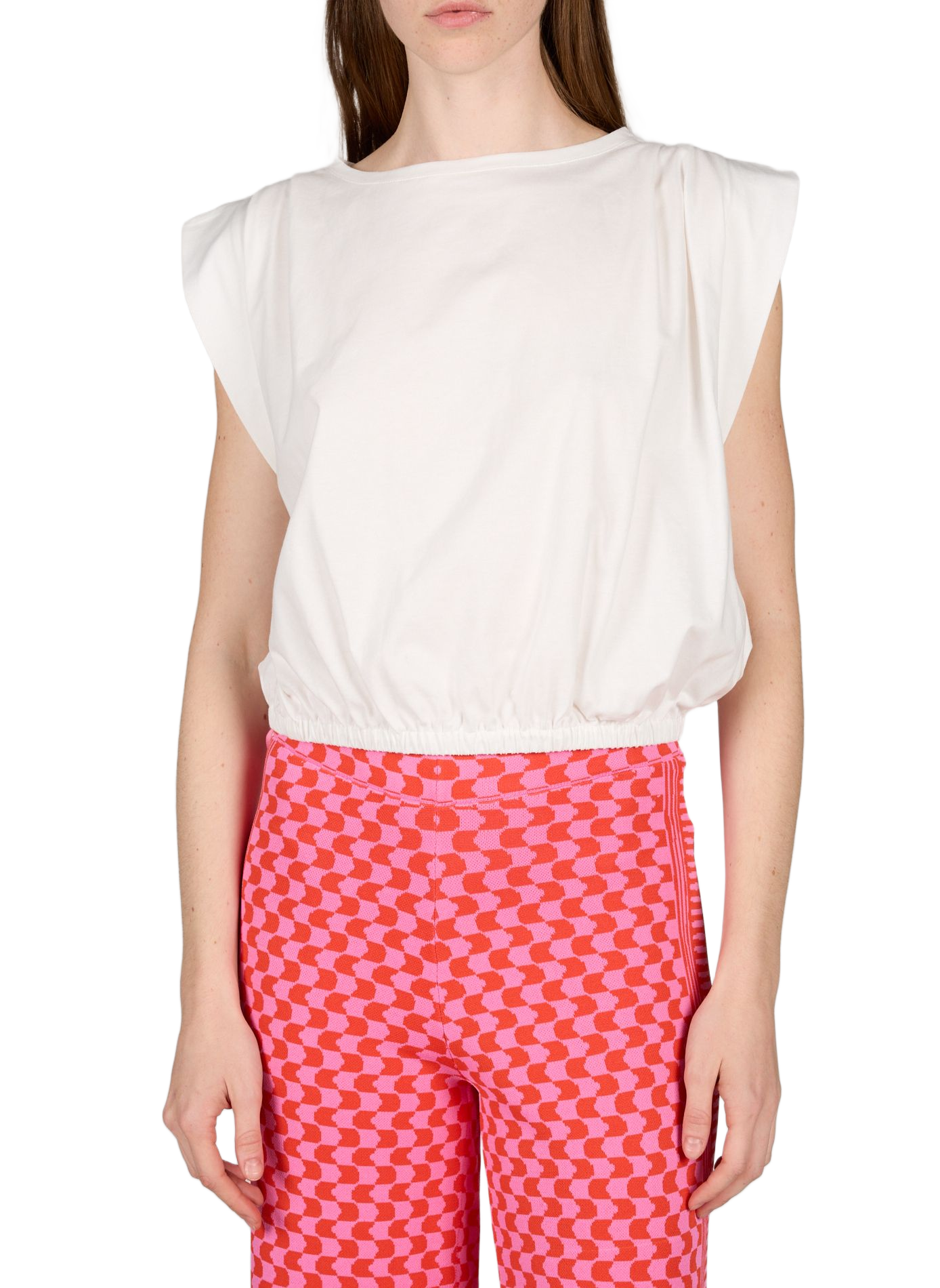 Short cotton T-shirt SUNCOO Beige