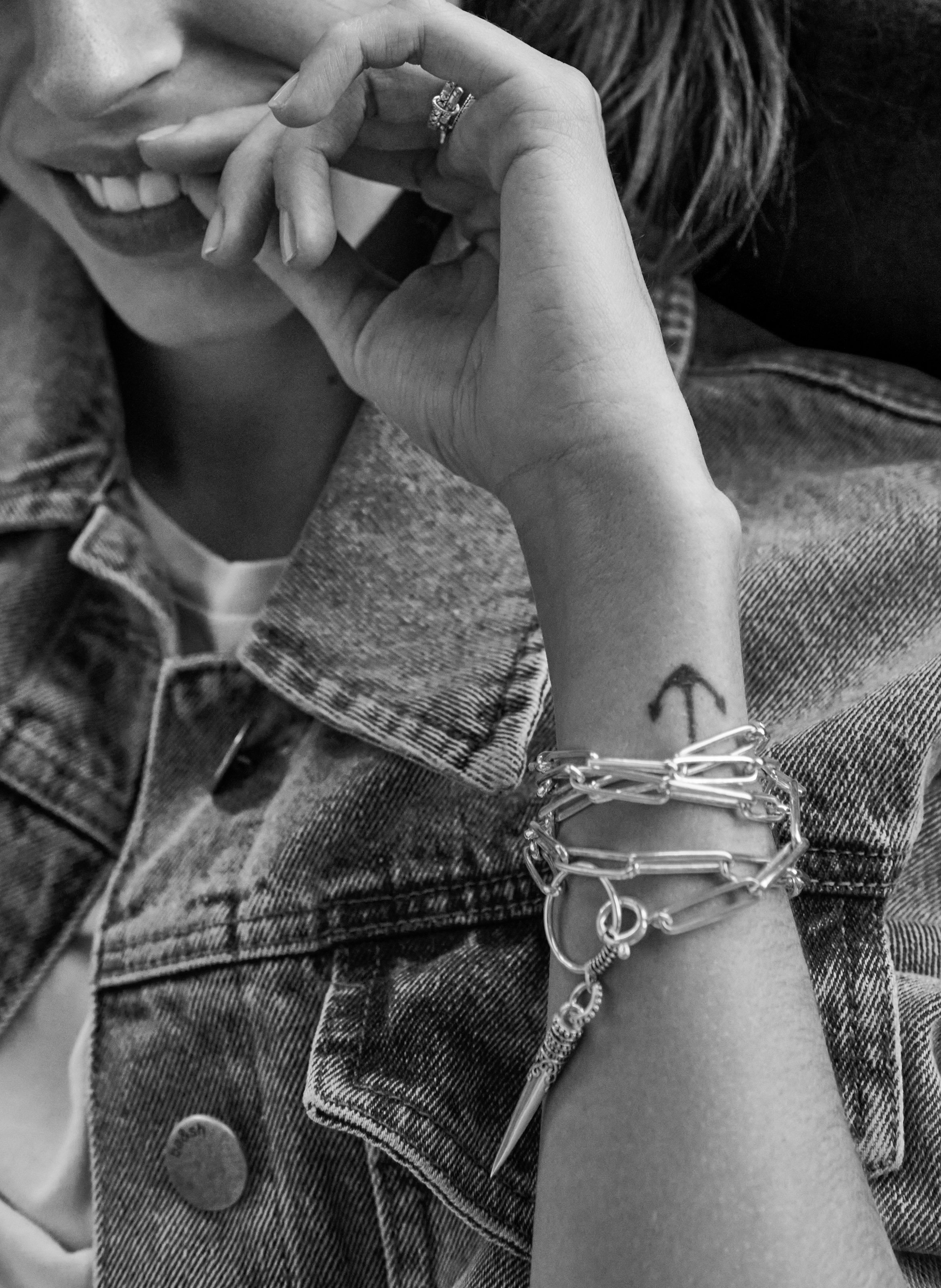 Collier en argent massif naomie BA&SH Argent