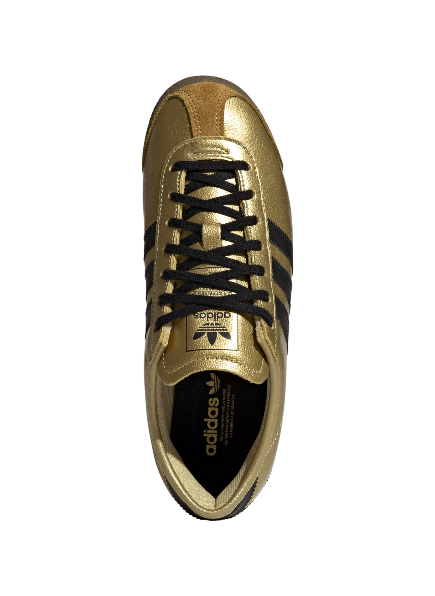 Baskets Italia 70s en cuir ADIDAS Golden