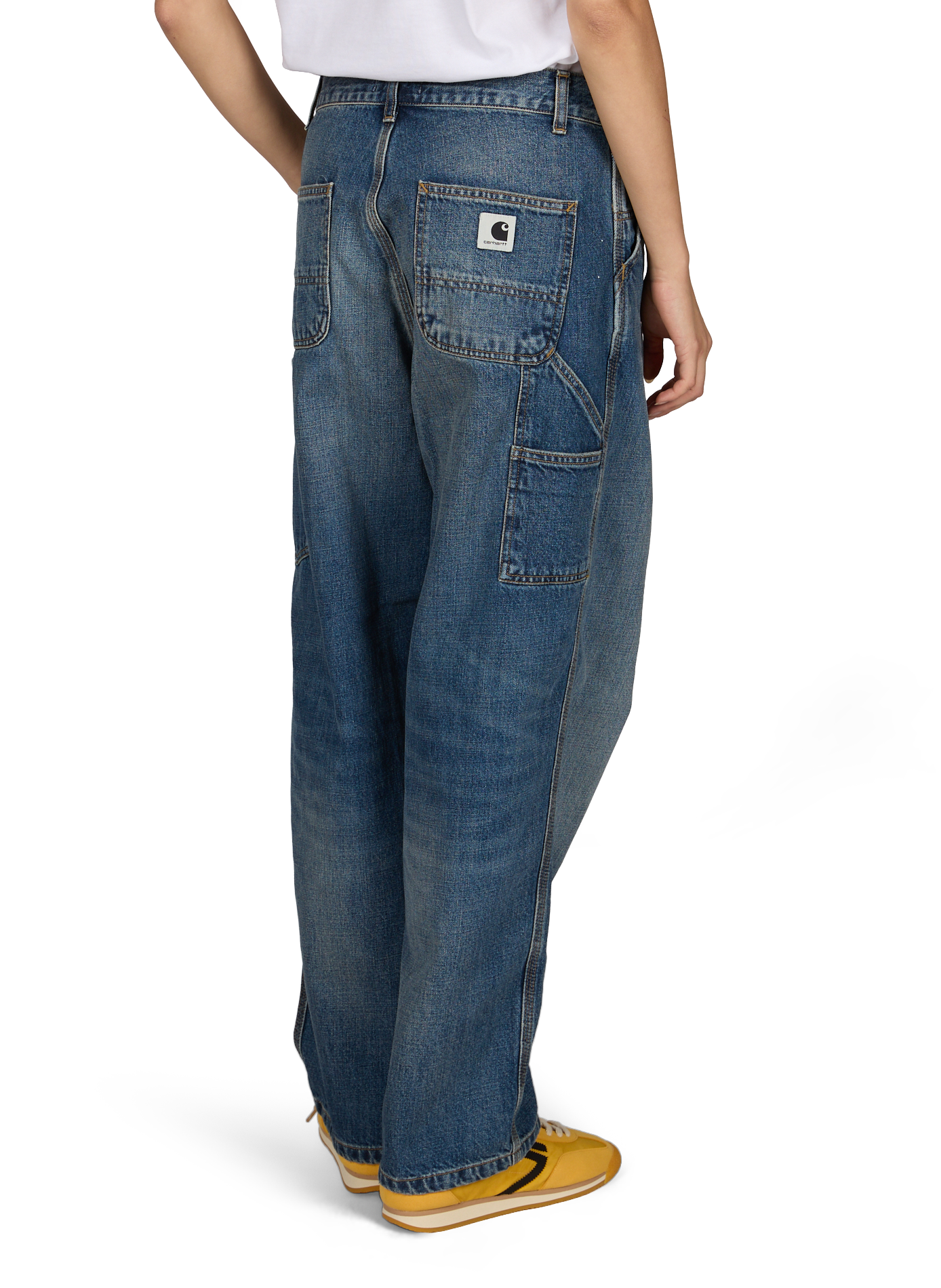 Straight cotton jeans CARHARTT WIP Blue