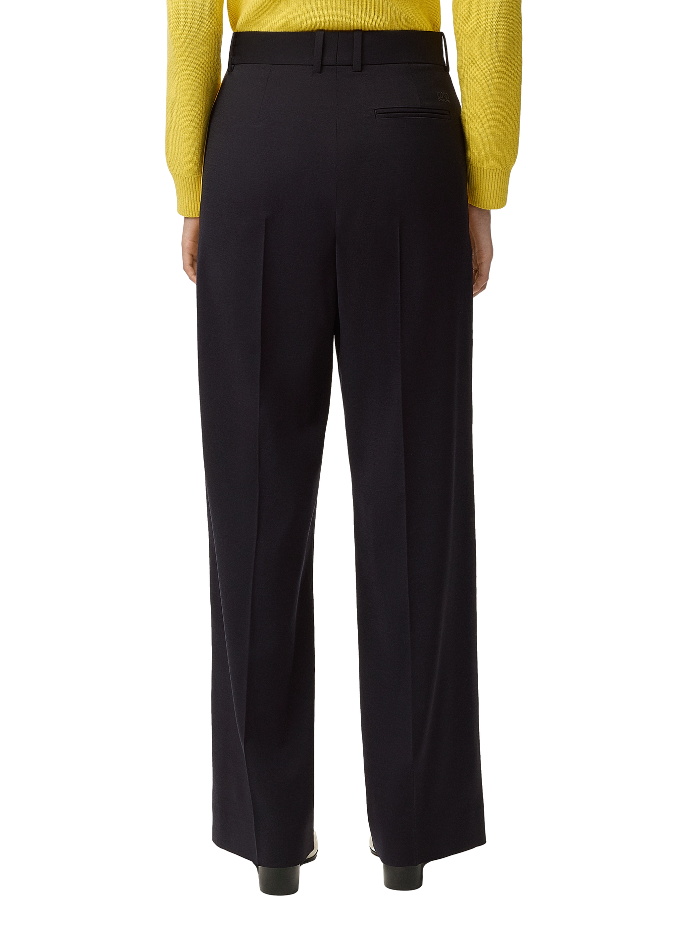 Pantalon à bandes en laine mélangée LOEWE Multicolore
