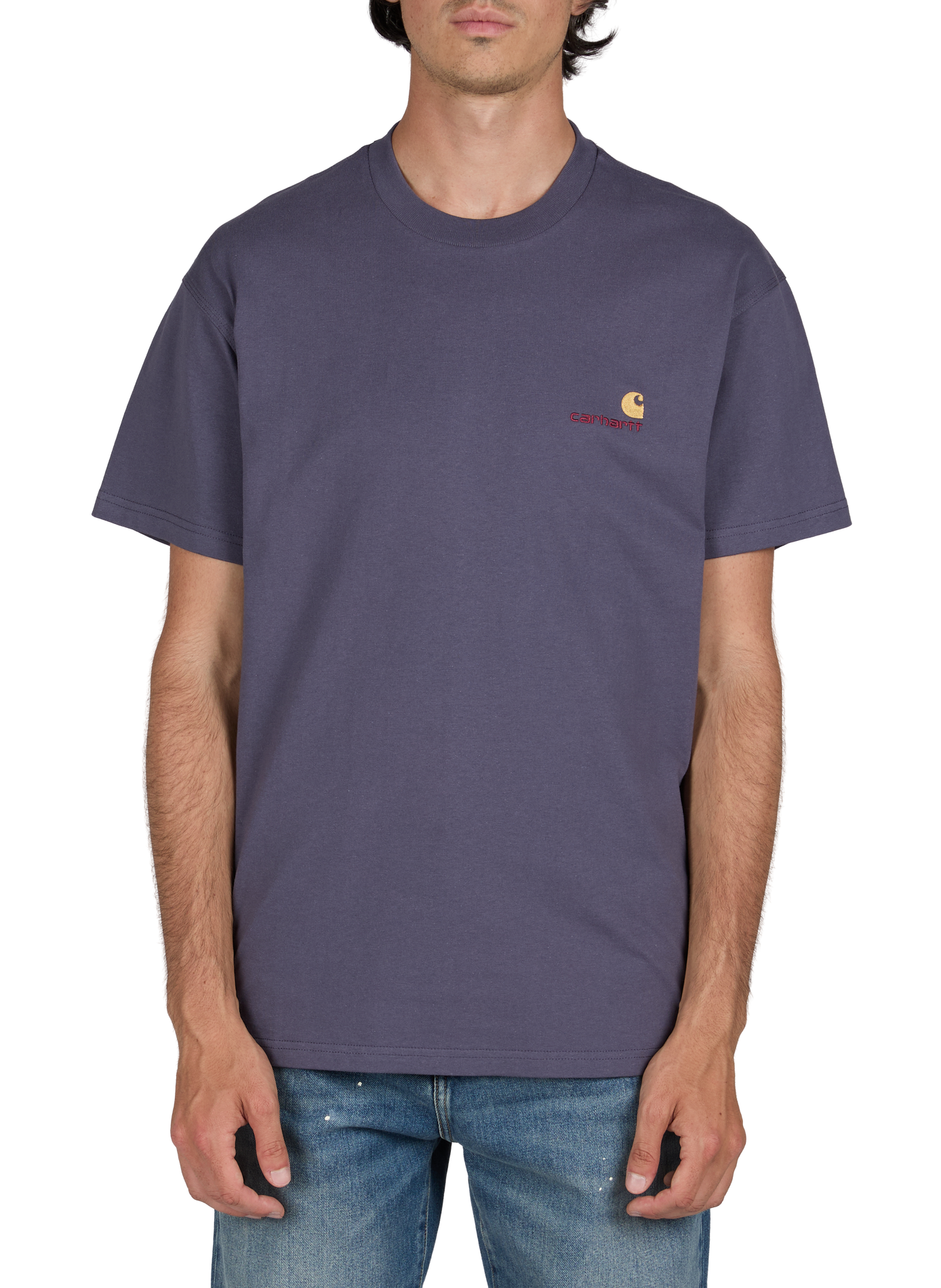 American Script organic cotton T-shirt CARHARTT WIP Purple