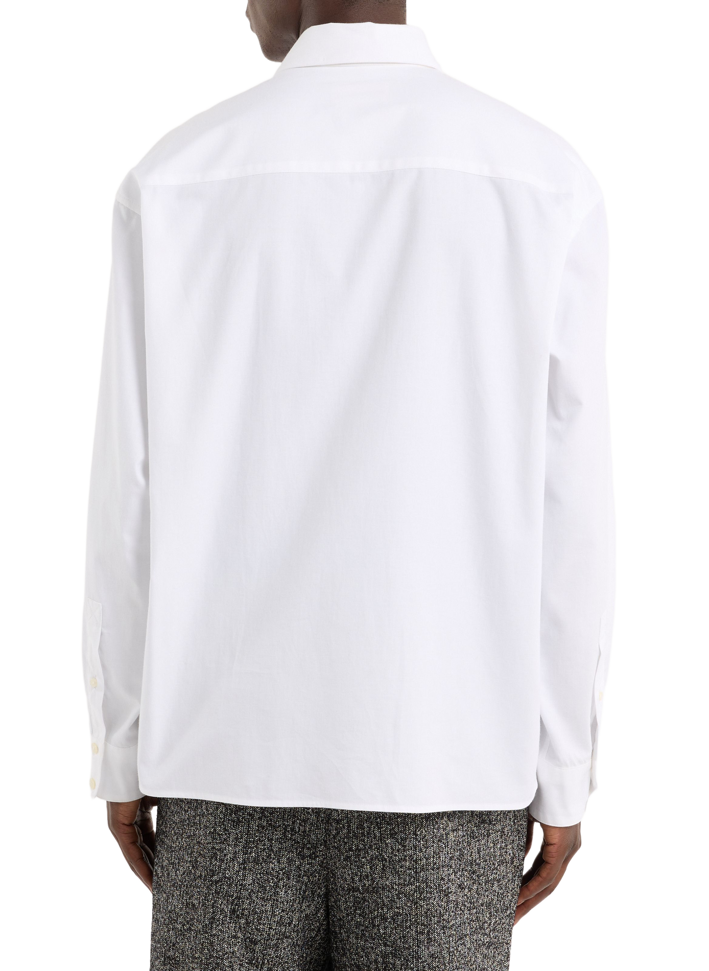 Chemise droite boutonnée unie SAISON 1865 Blanc
