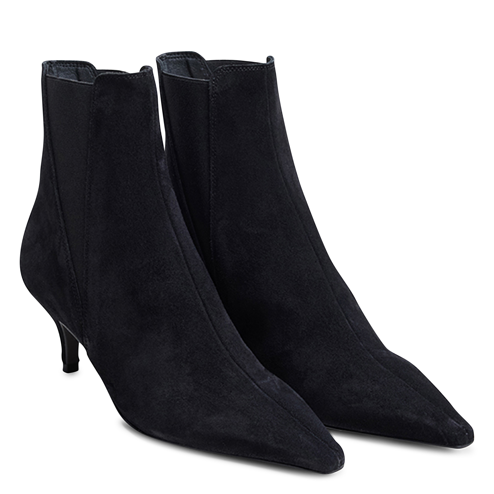 Bottines en cuir velours borgia JONAK Noir