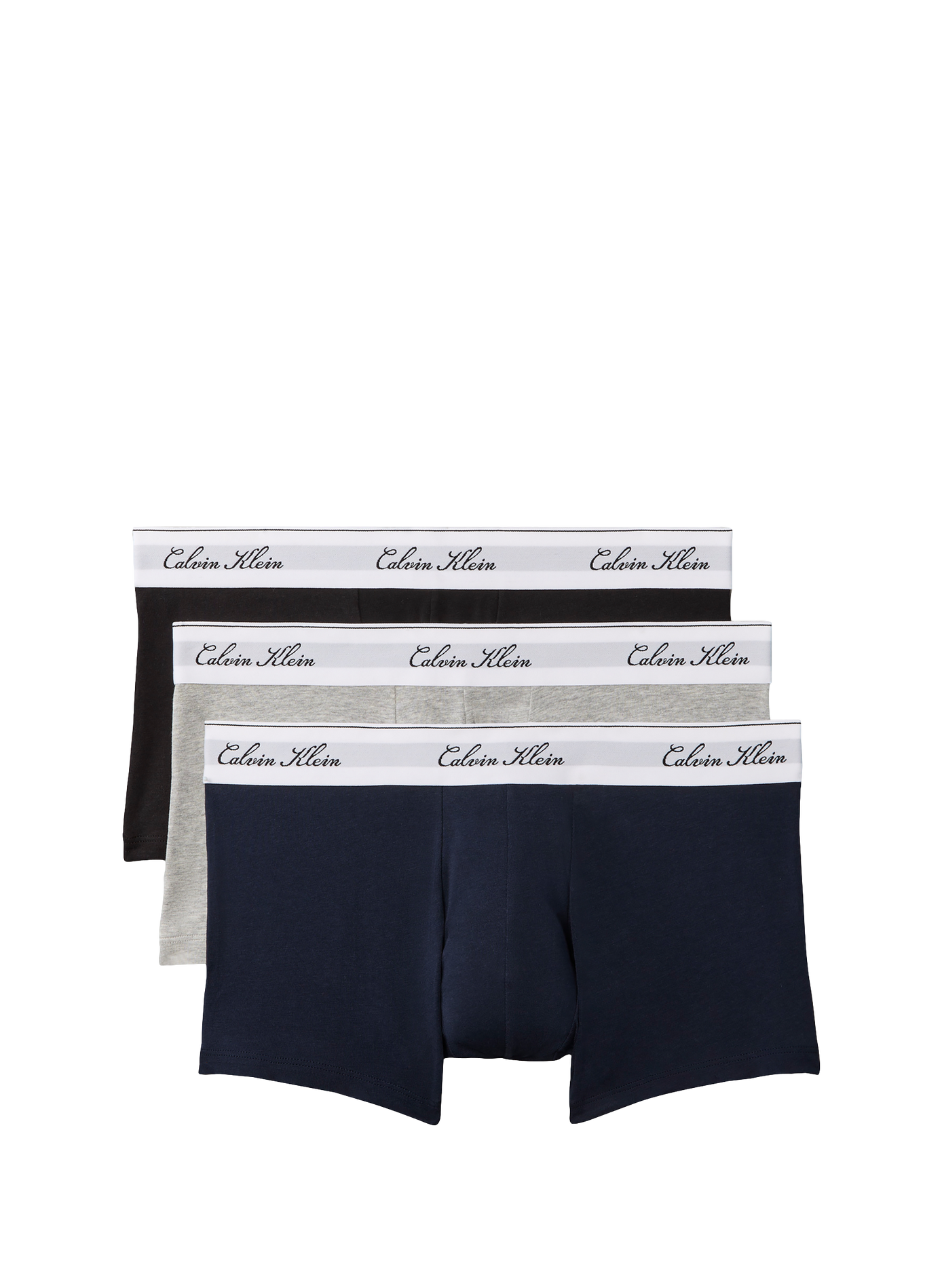 Set aus 3 Boxershorts mit Logo aus Baumwollmischung CALVIN KLEIN Grau