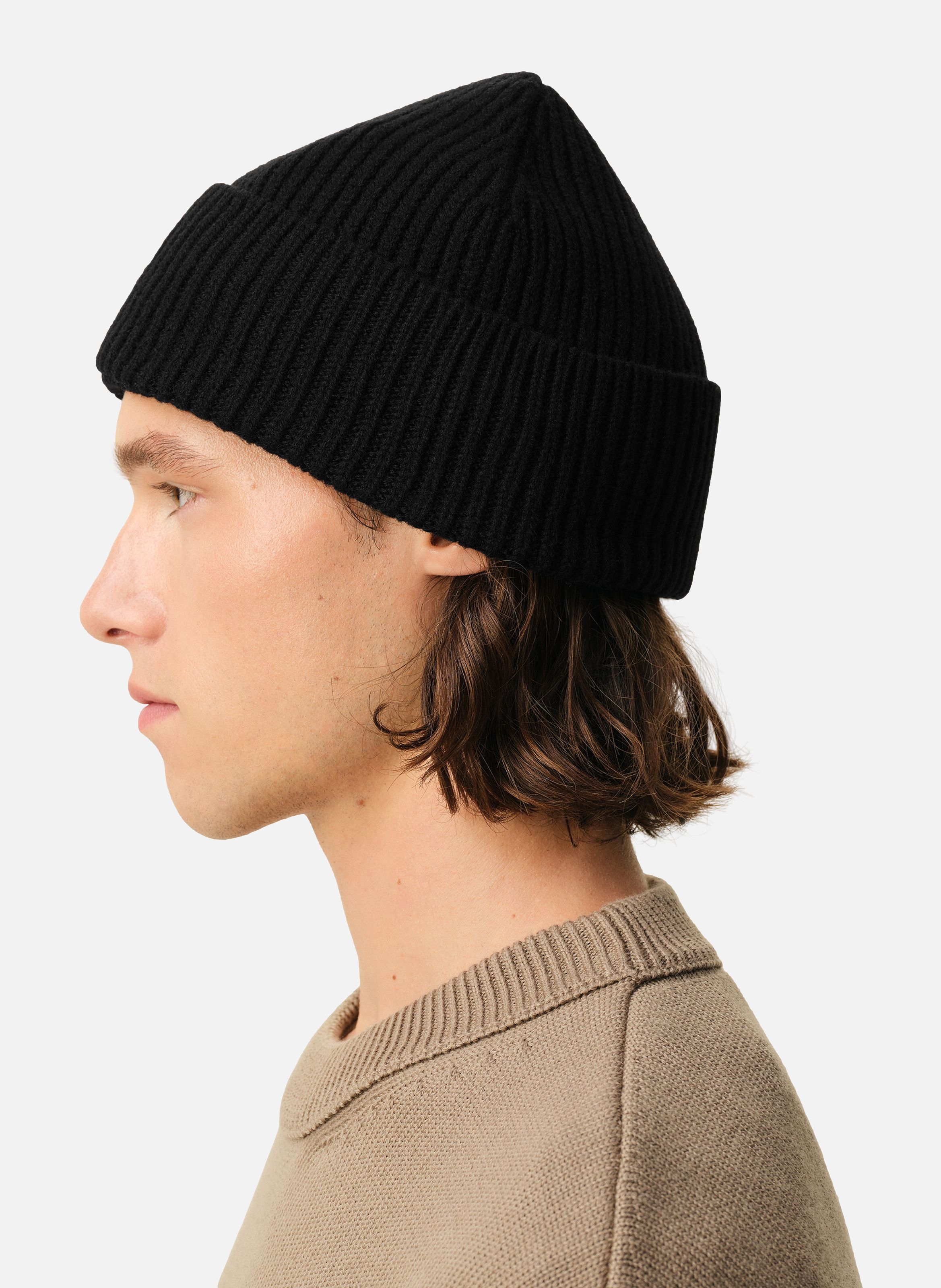 Bonnet ami de coeur rouge unisexe AMI PARIS Noir