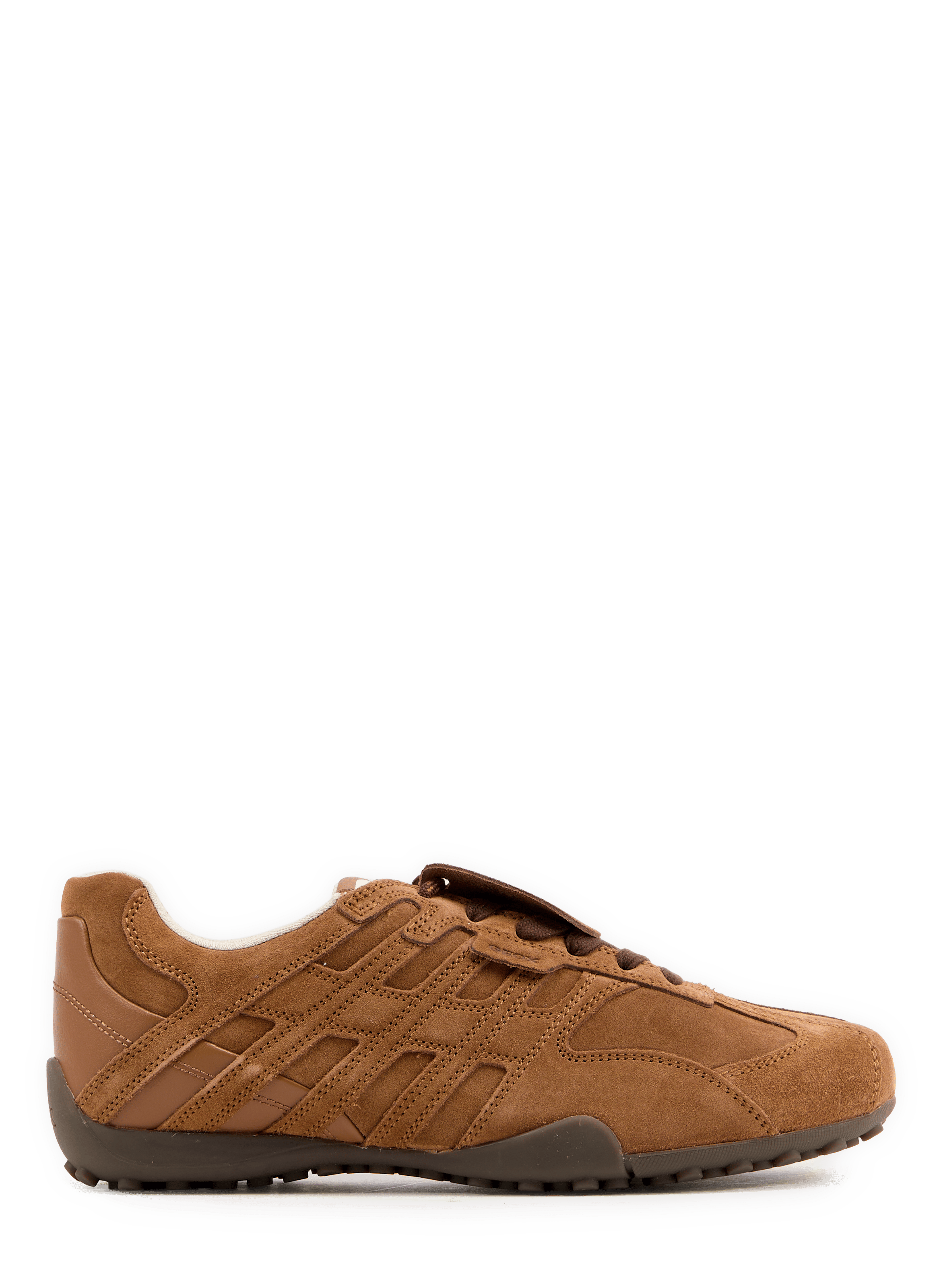 Sneaker SNAKE WOMAN aus gemischtem Leder GEOX Braun