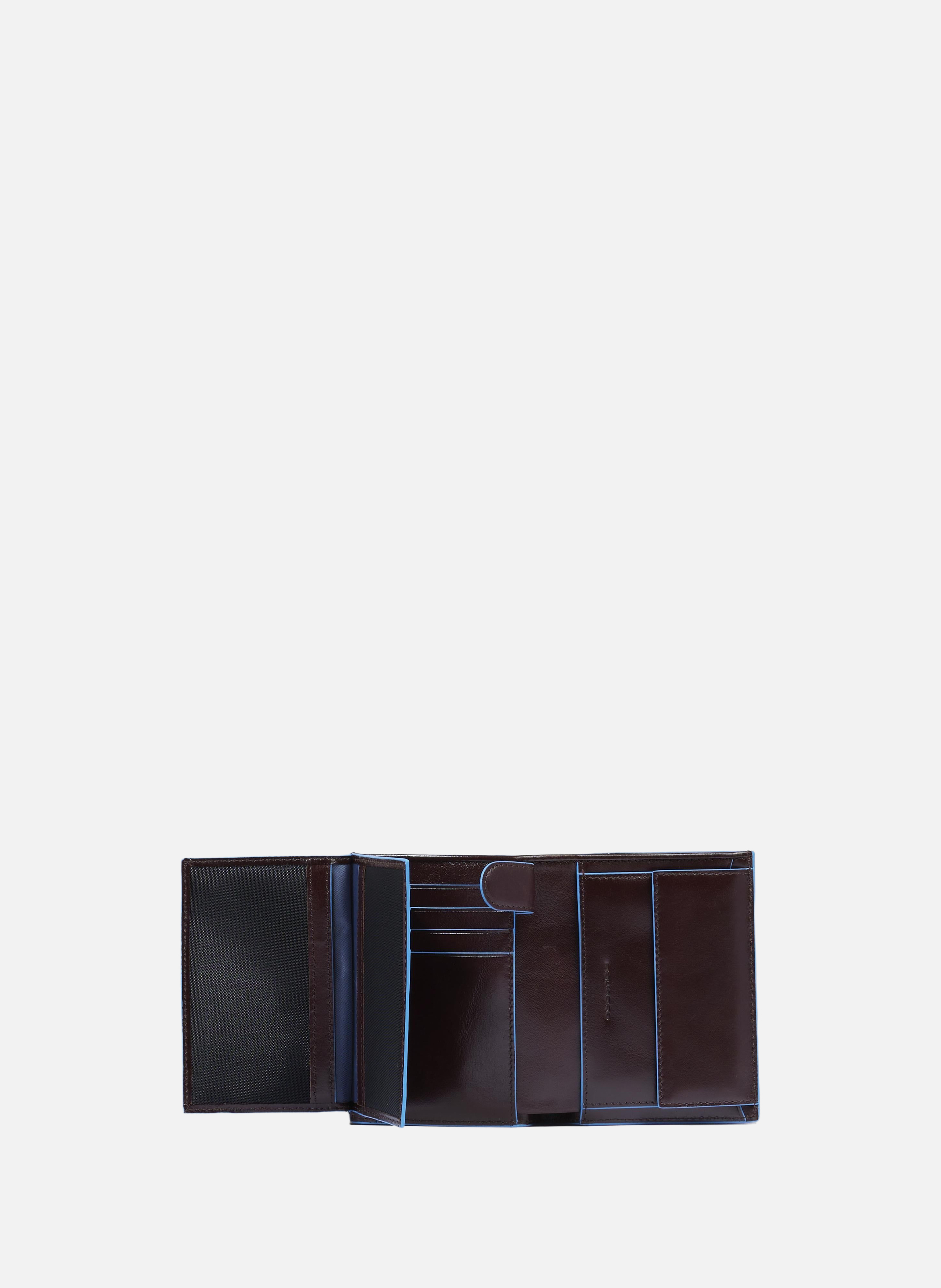 Portefeuille homme vertical avec porte-monnaie PIQUADRO Marron