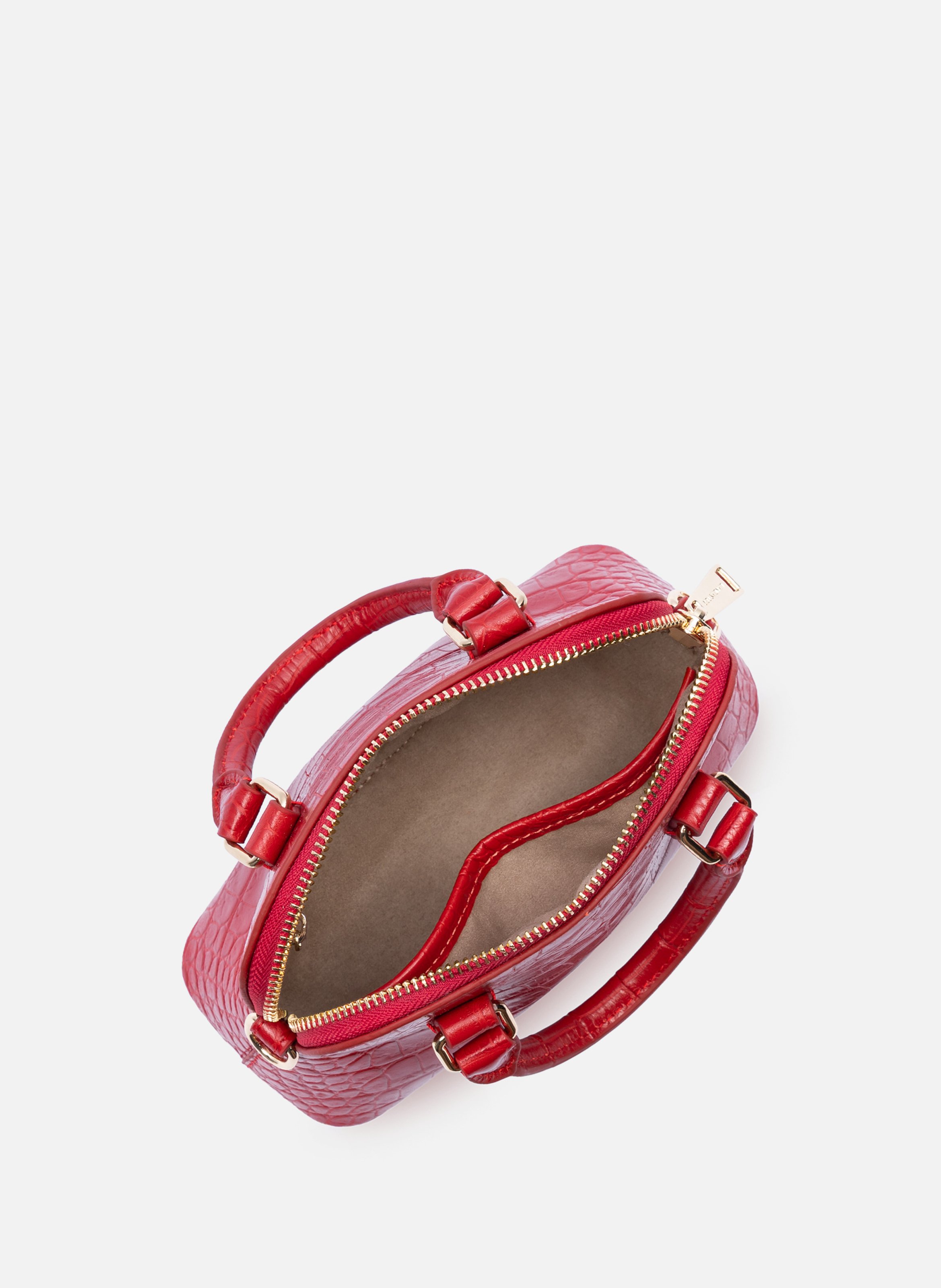 Kleine halvemaanvormige tas - exo LANCASTER Rood