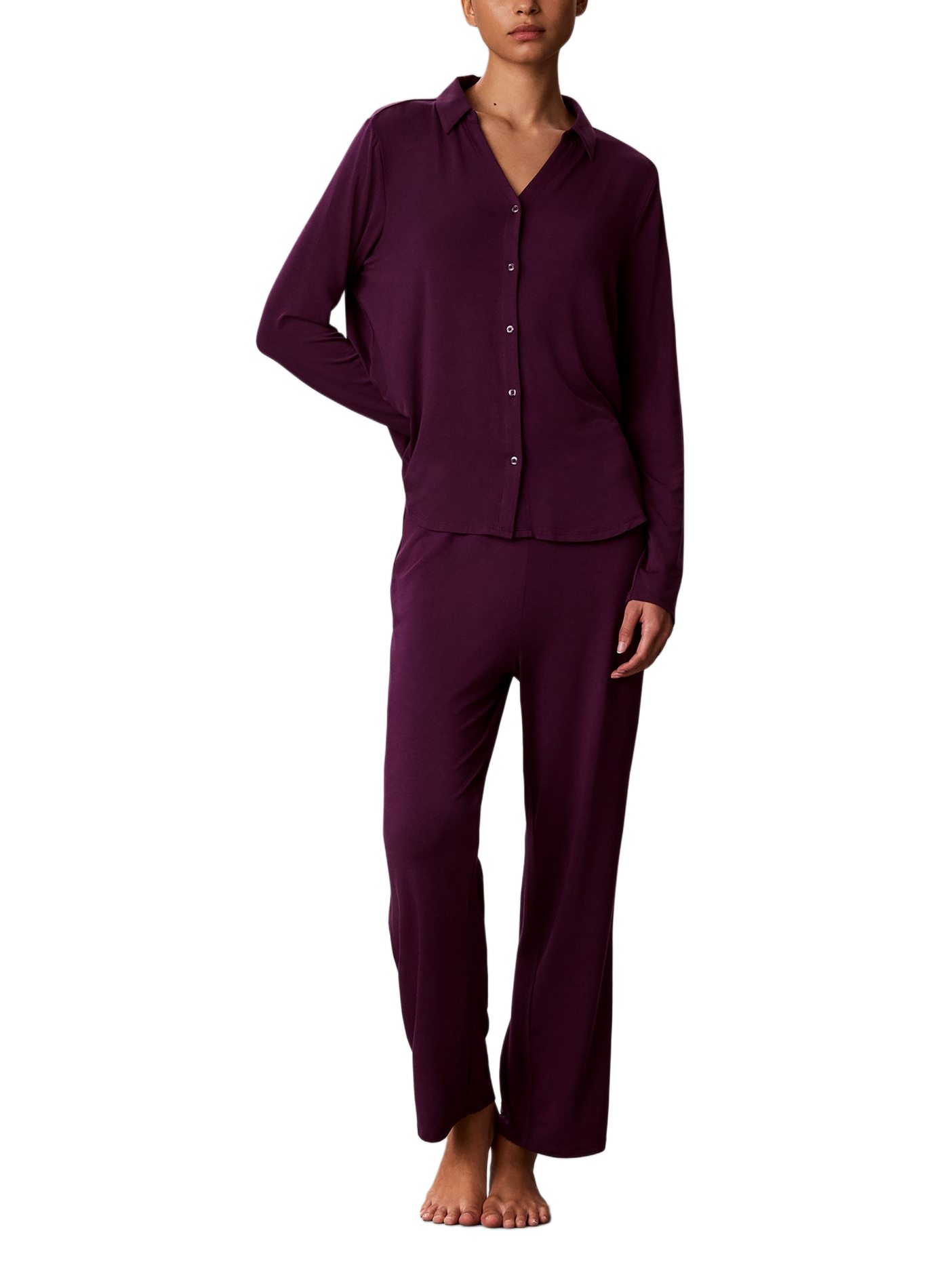 Einteiliger Schlafanzug CALVIN KLEIN Violett