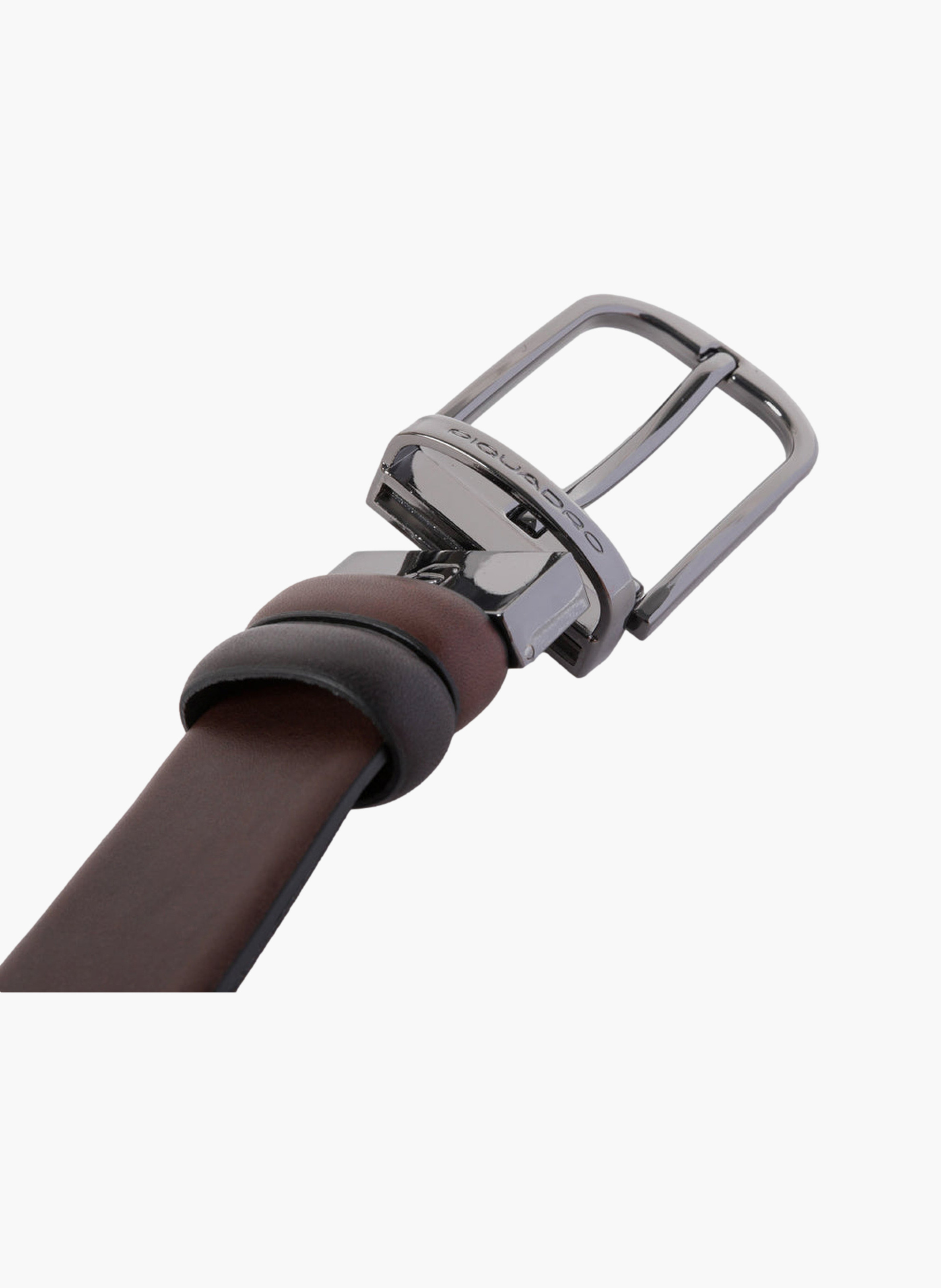 Ceinture homme en cuir avec boucle-ardillon | Marron PIQUADRO Homme