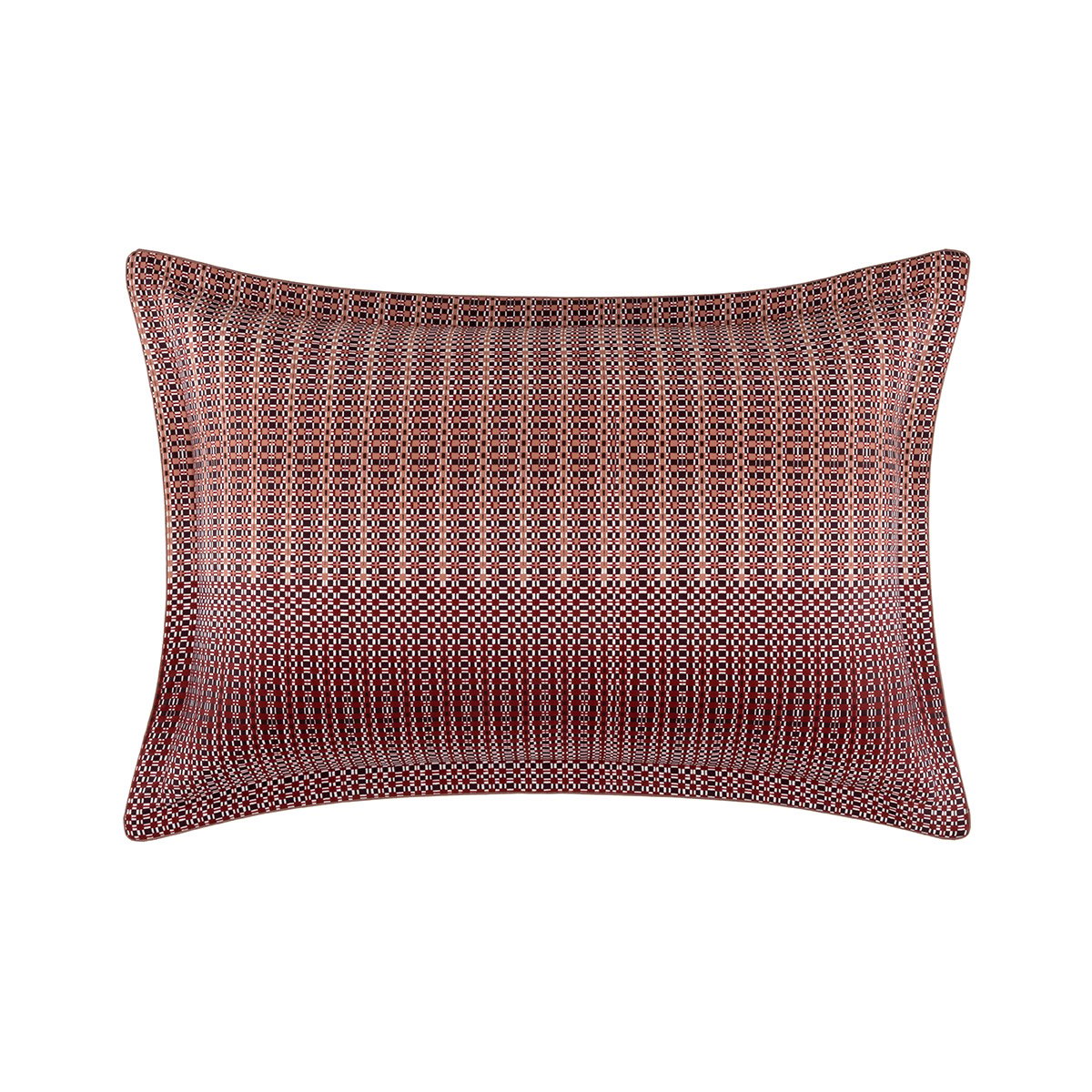 Taie d'oreiller en satin de coton, vassily BOSS HOME Rouge