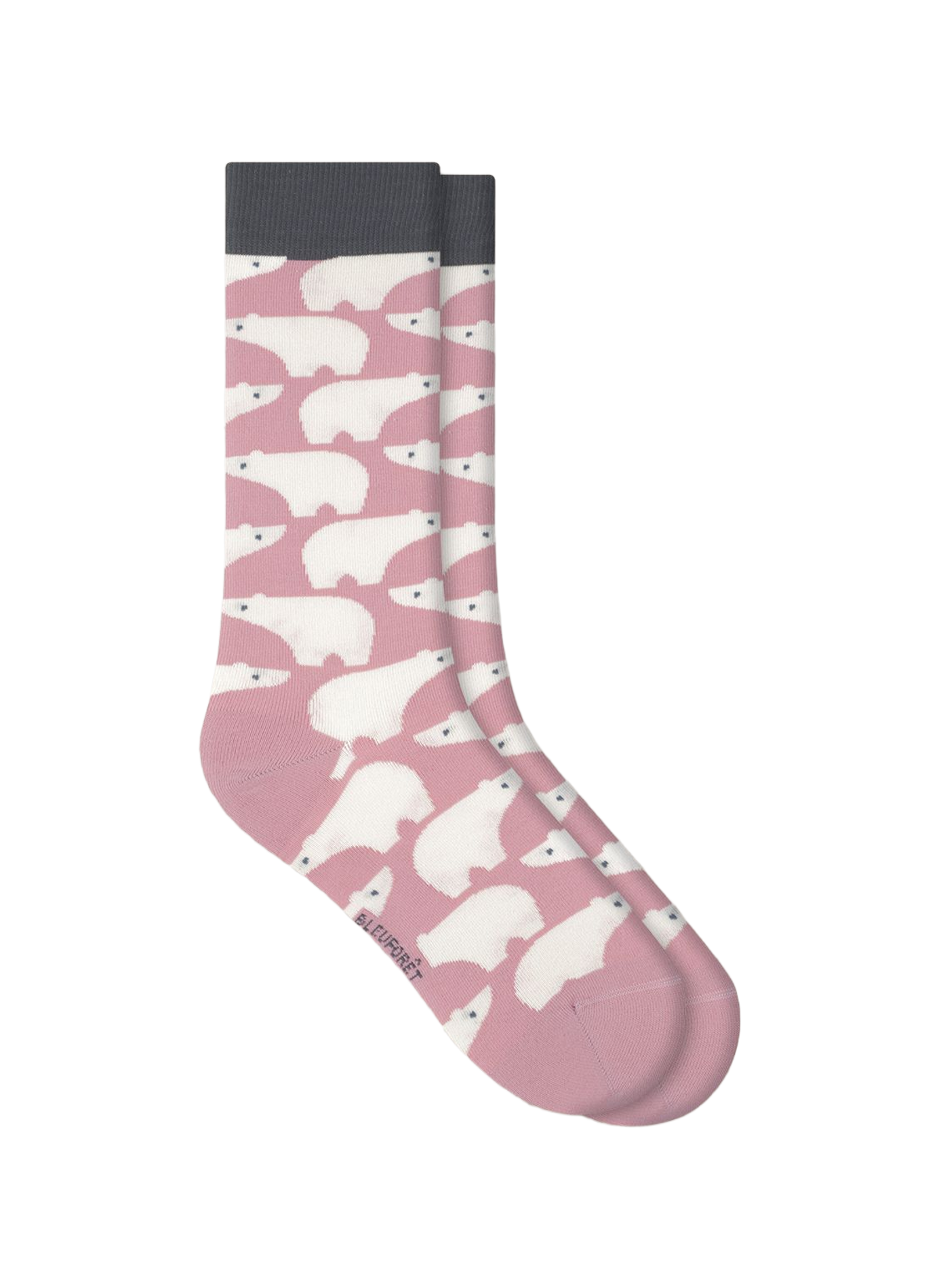 Patterned socks in a cotton blend BLEUFORÊT Pink