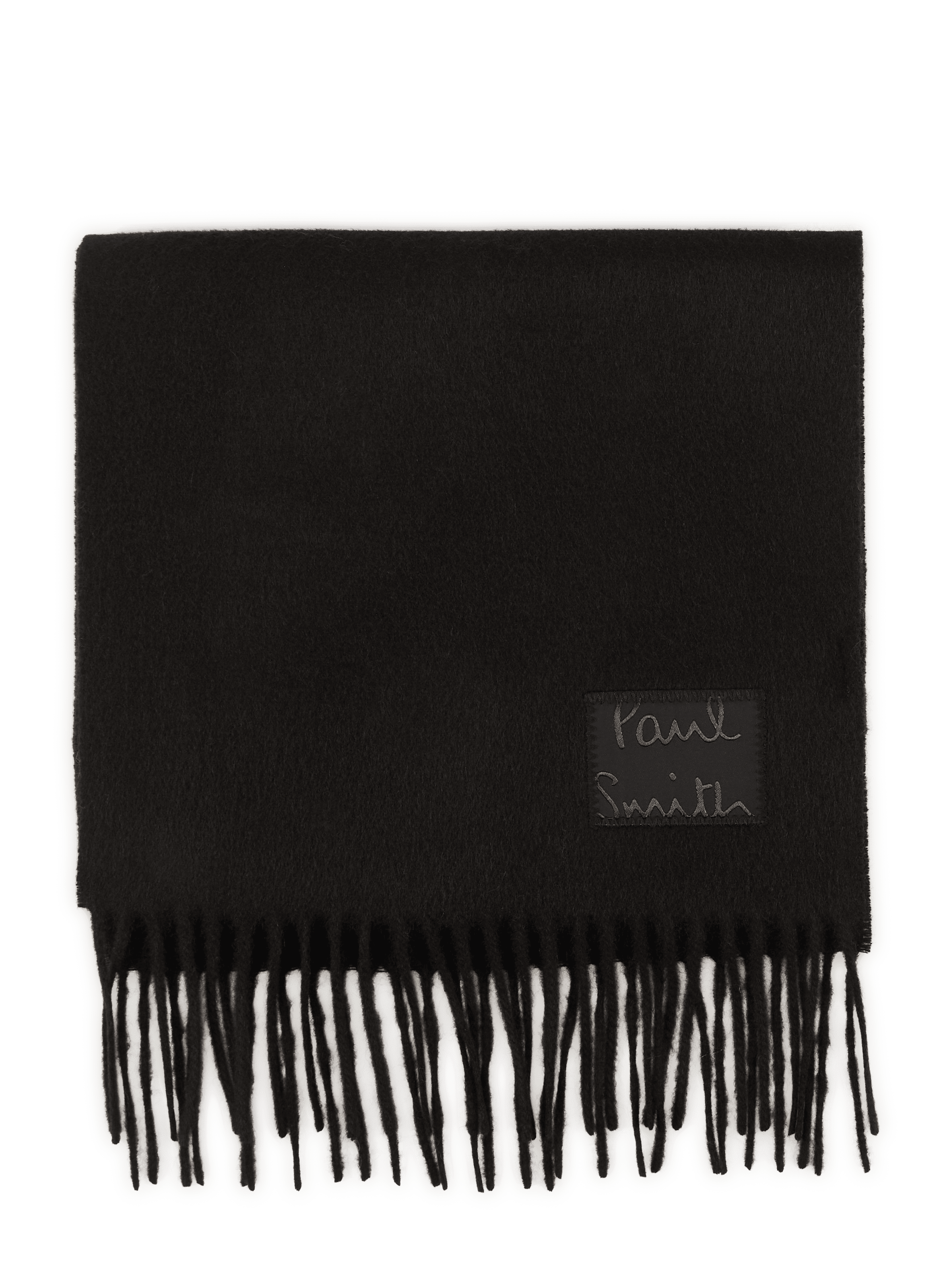 Echarpe unie en cachemire PAUL SMITH Noir