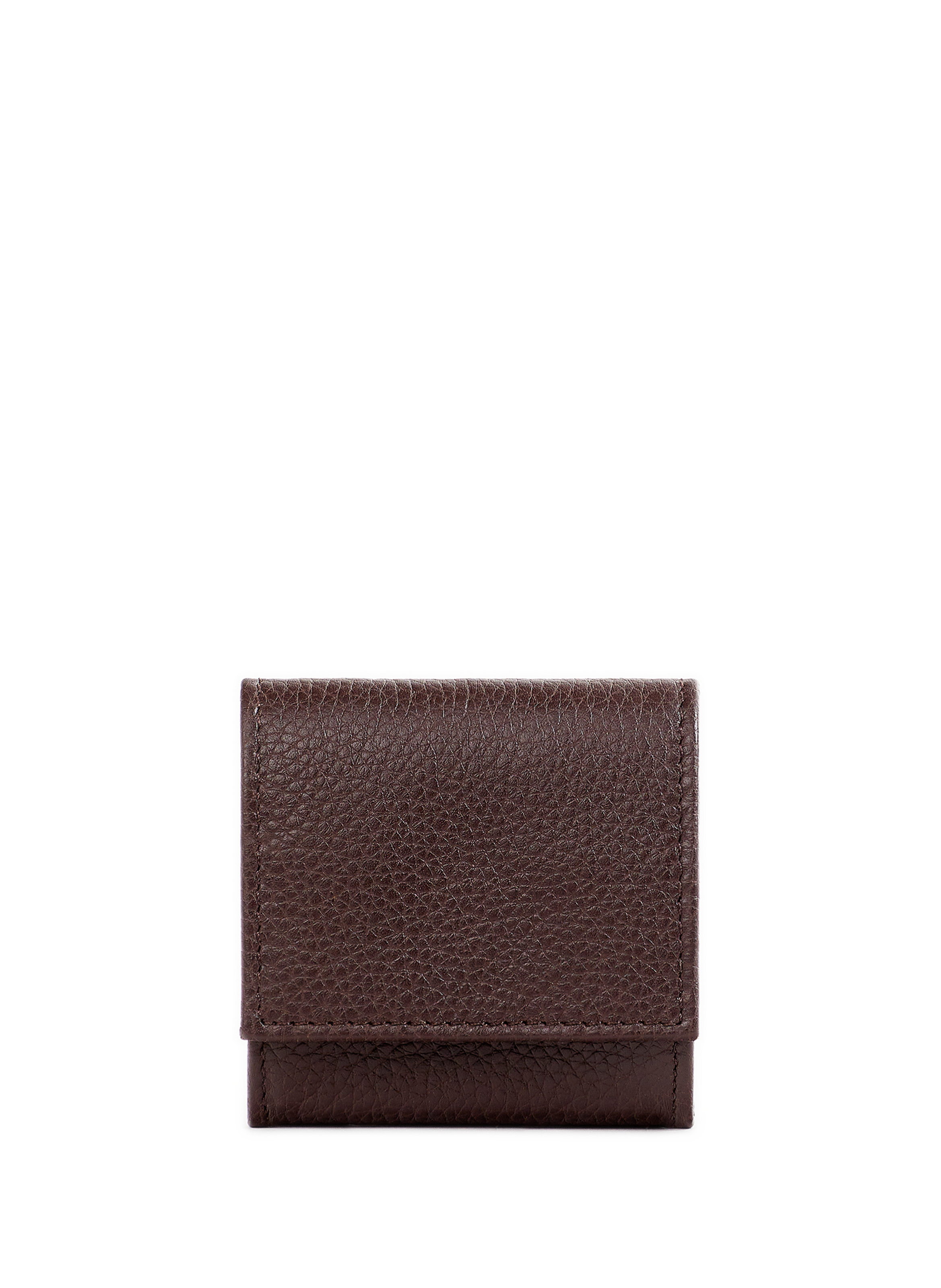 SAISON 1865 Leather coin purse Brown
